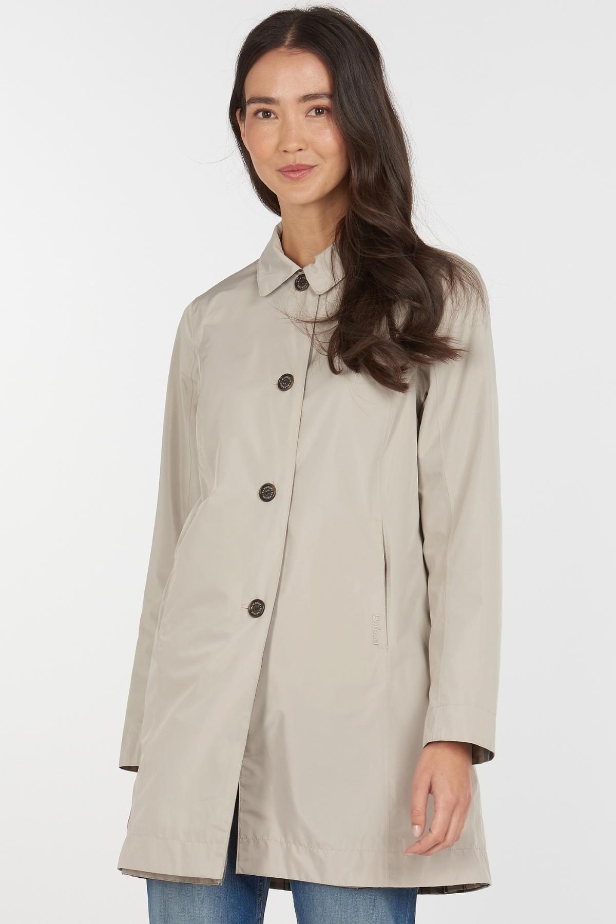 Barbour Babbity Waterproof Ceket Mist/Dress