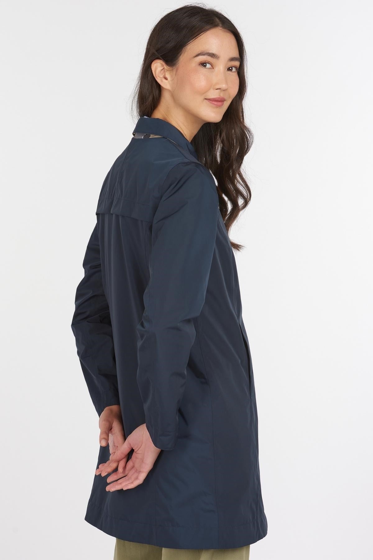 Barbour Babbity Waterproof Ceket Navy/Dress
