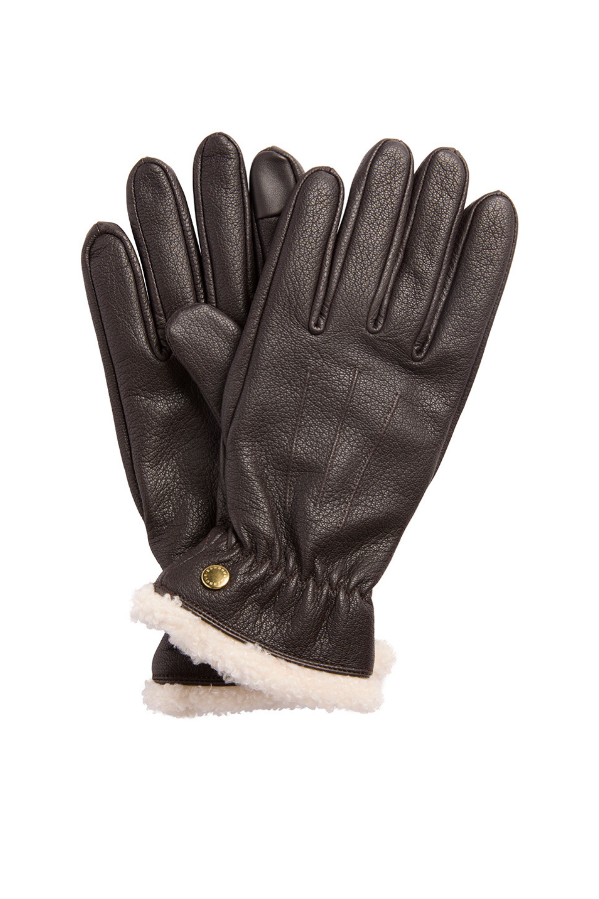 Barbour Bainford Deri Eldiven BR91 Brown