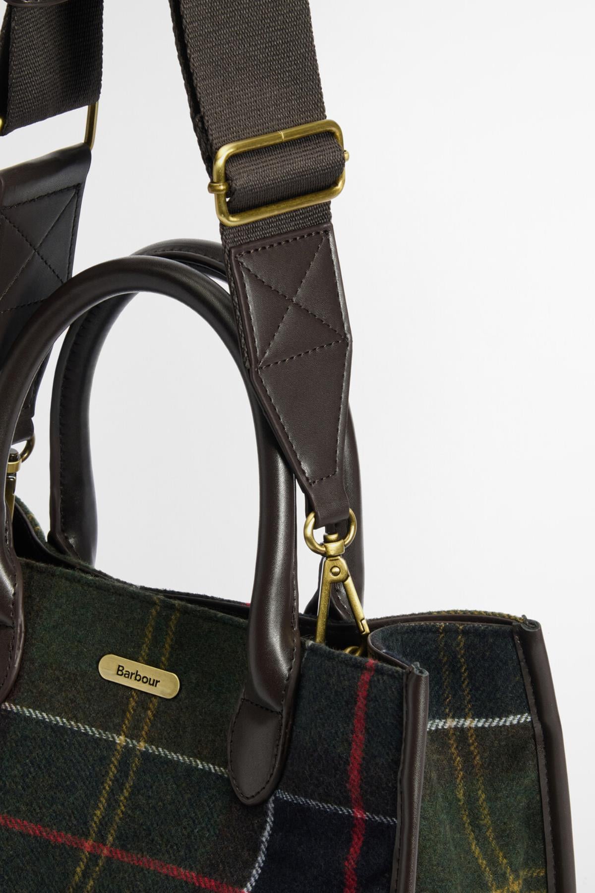 Barbour Barrhill Tartan Omuz Çantası OL91 Classic Tartan