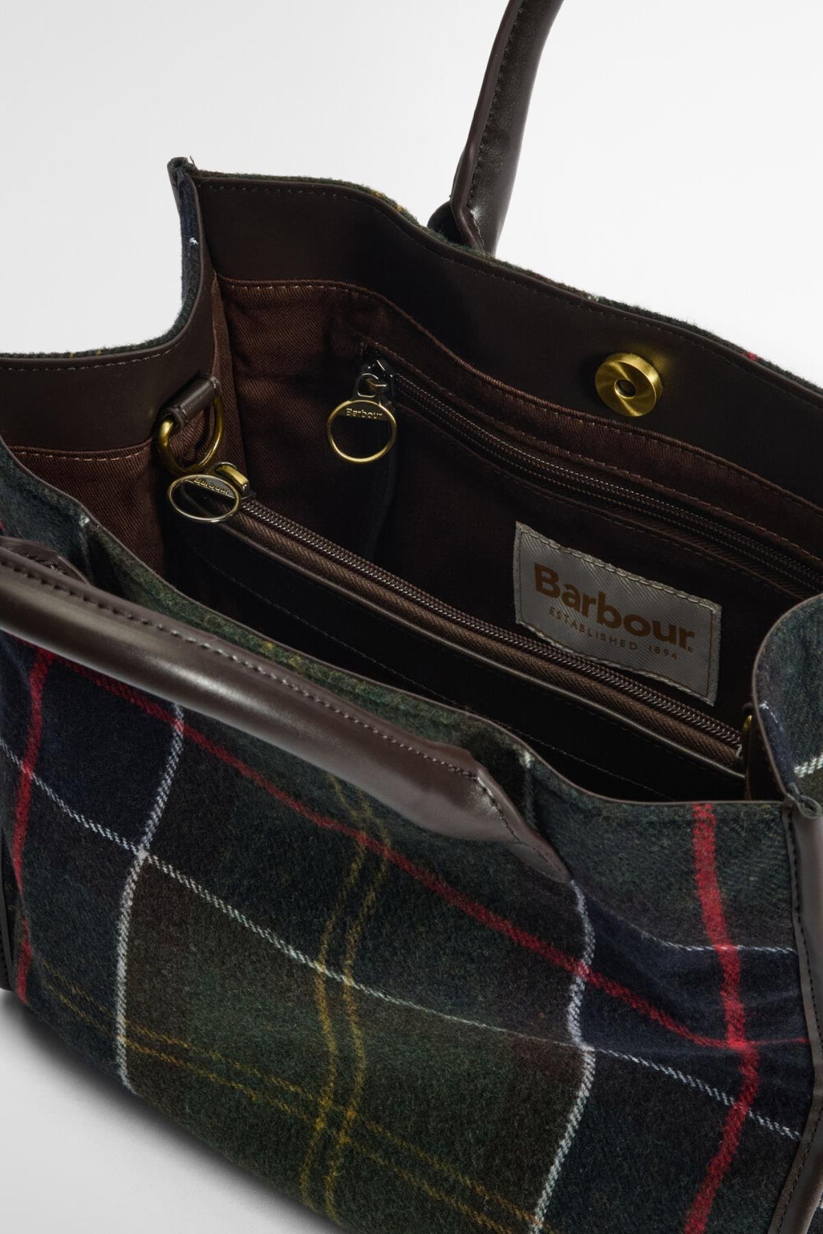 Barbour Barrhill Tartan Omuz Çantası OL91 Classic Tartan