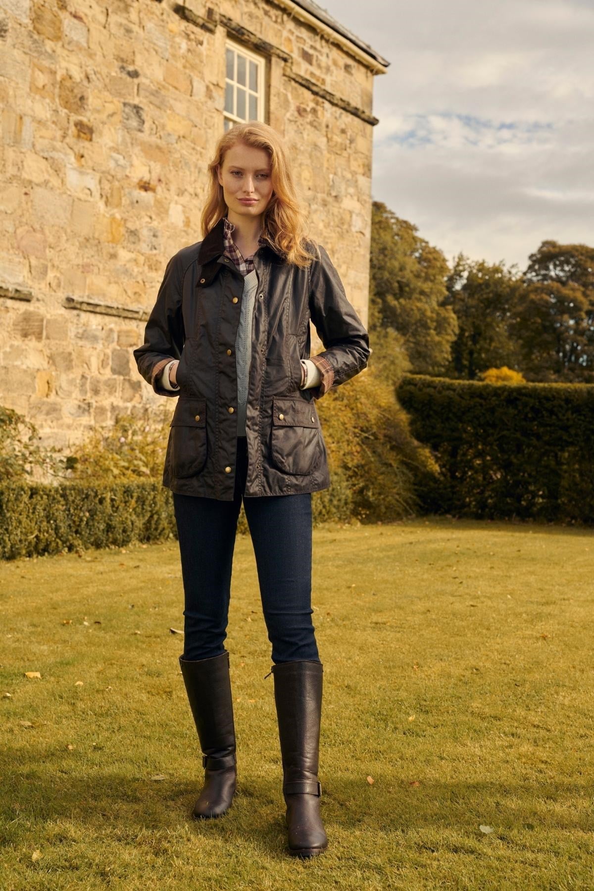 Barbour Beadnell Yağlı Ceket RU52 Rustic