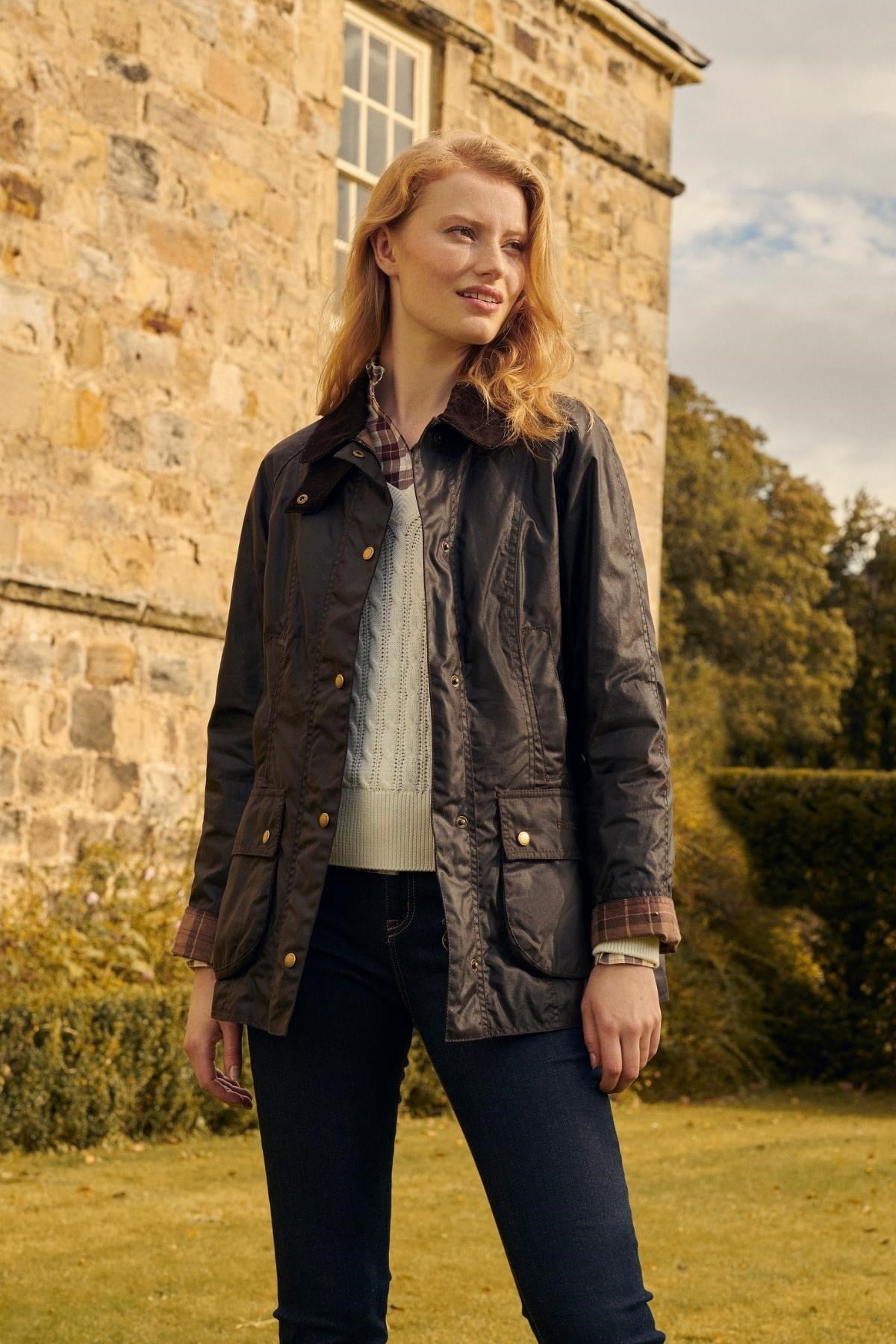 Barbour Beadnell Yağlı Ceket RU52 Rustic