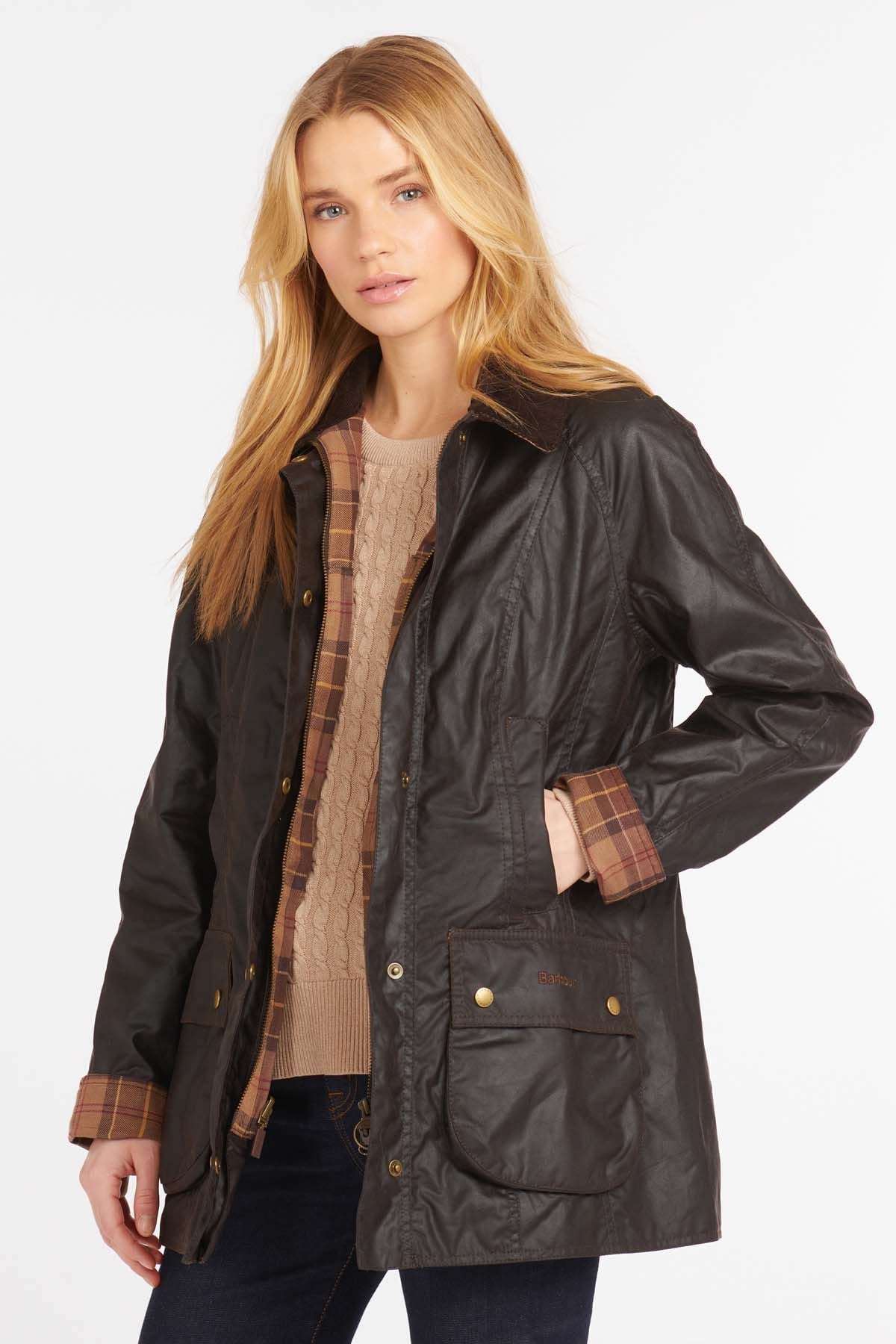 Barbour Beadnell Yağlı Ceket RU52 Rustic