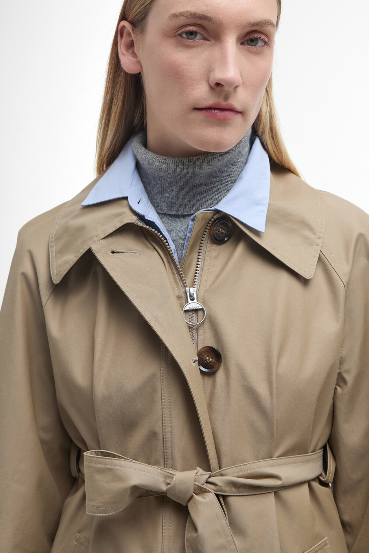 Barbour Beatrix Showerproof Ceket BE33 Light Trench