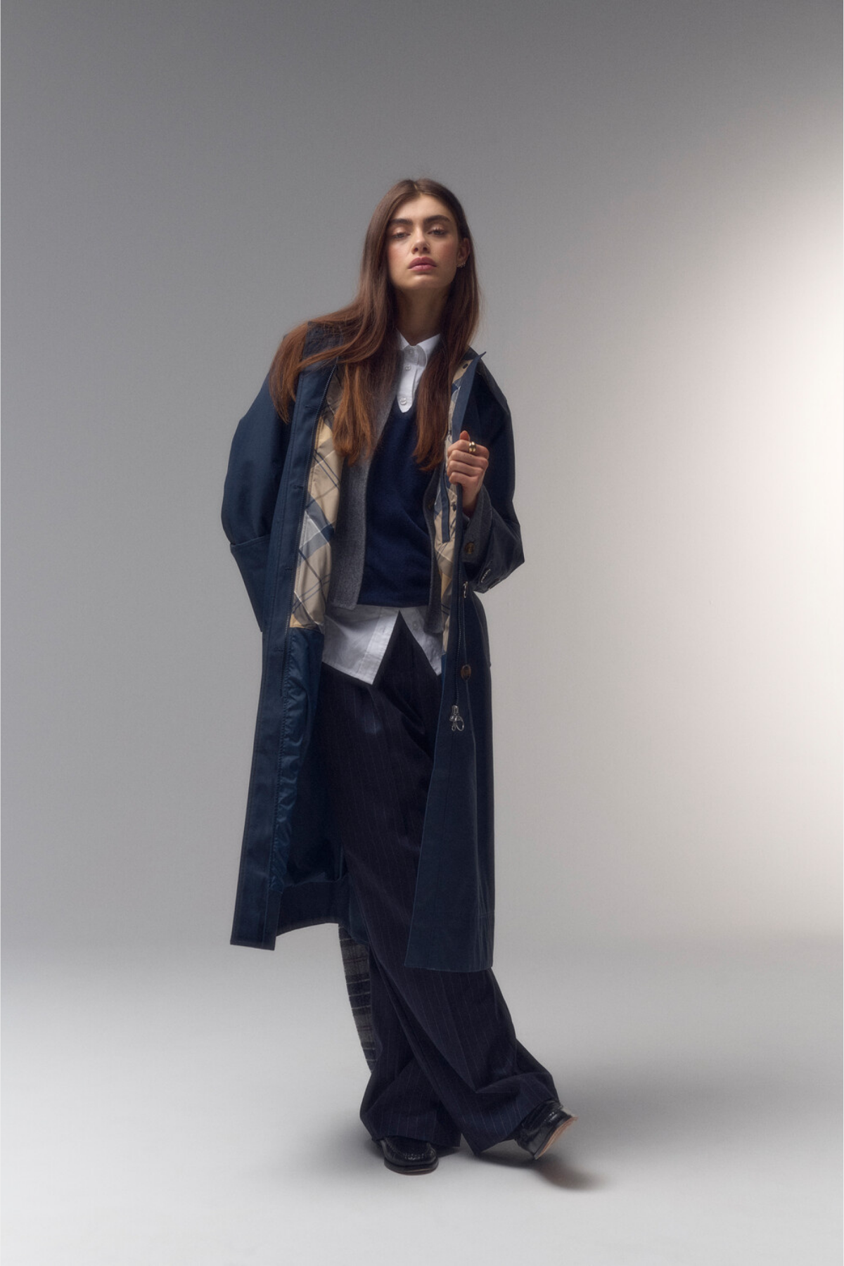 Barbour Beatrix Showerproof Ceket NY71 Navy-Dress