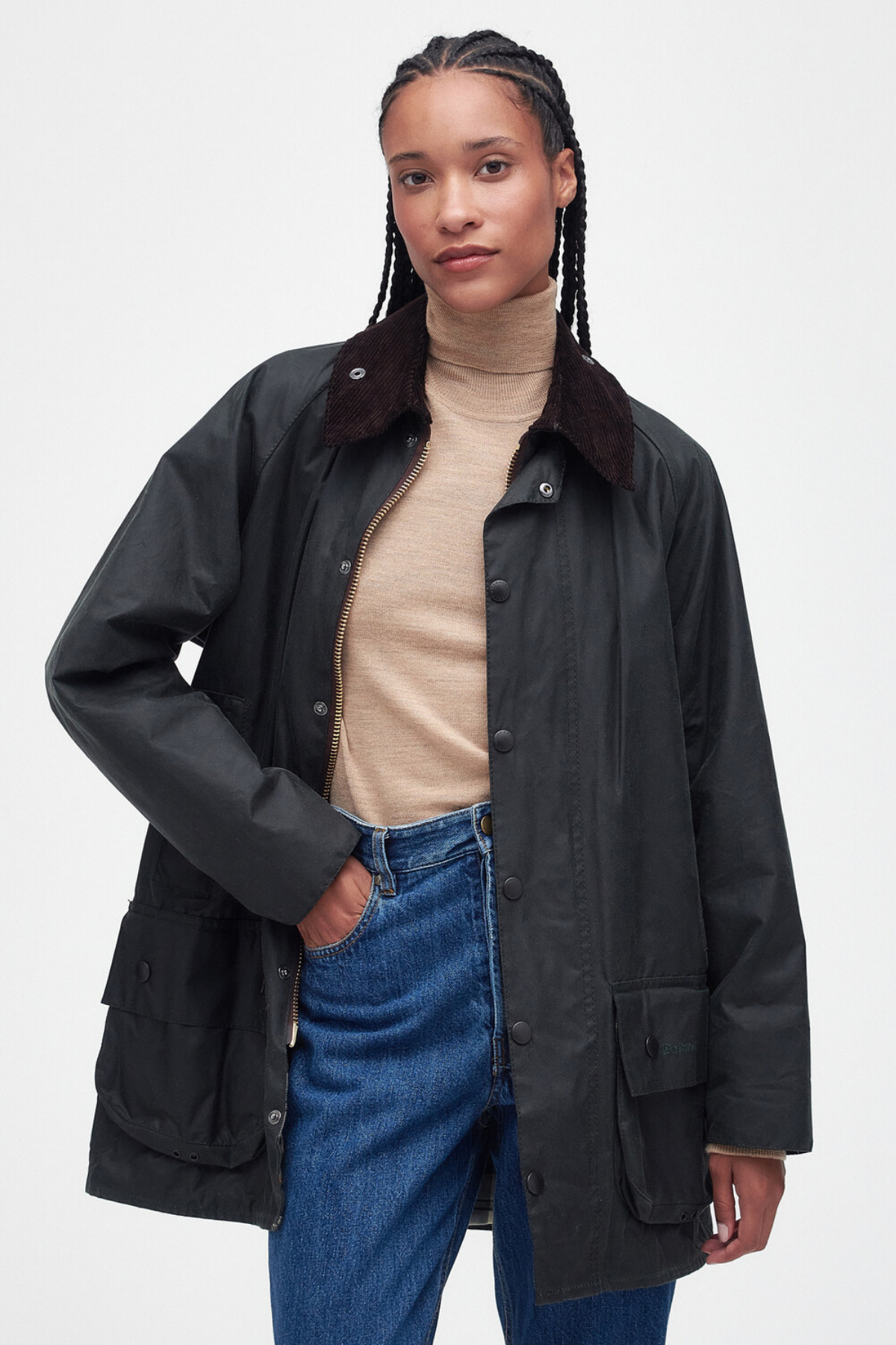Barbour Beaufort Yağlı Ceket SG91 Sage