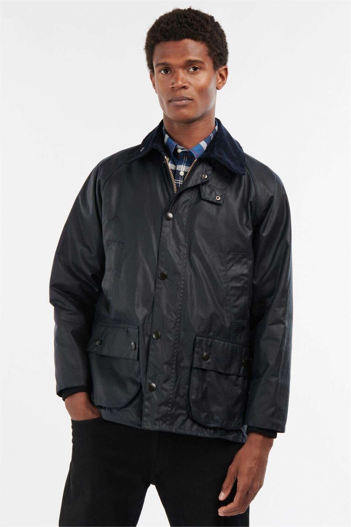 Barbour Bedale Yağlı Ceket NY91 Navy