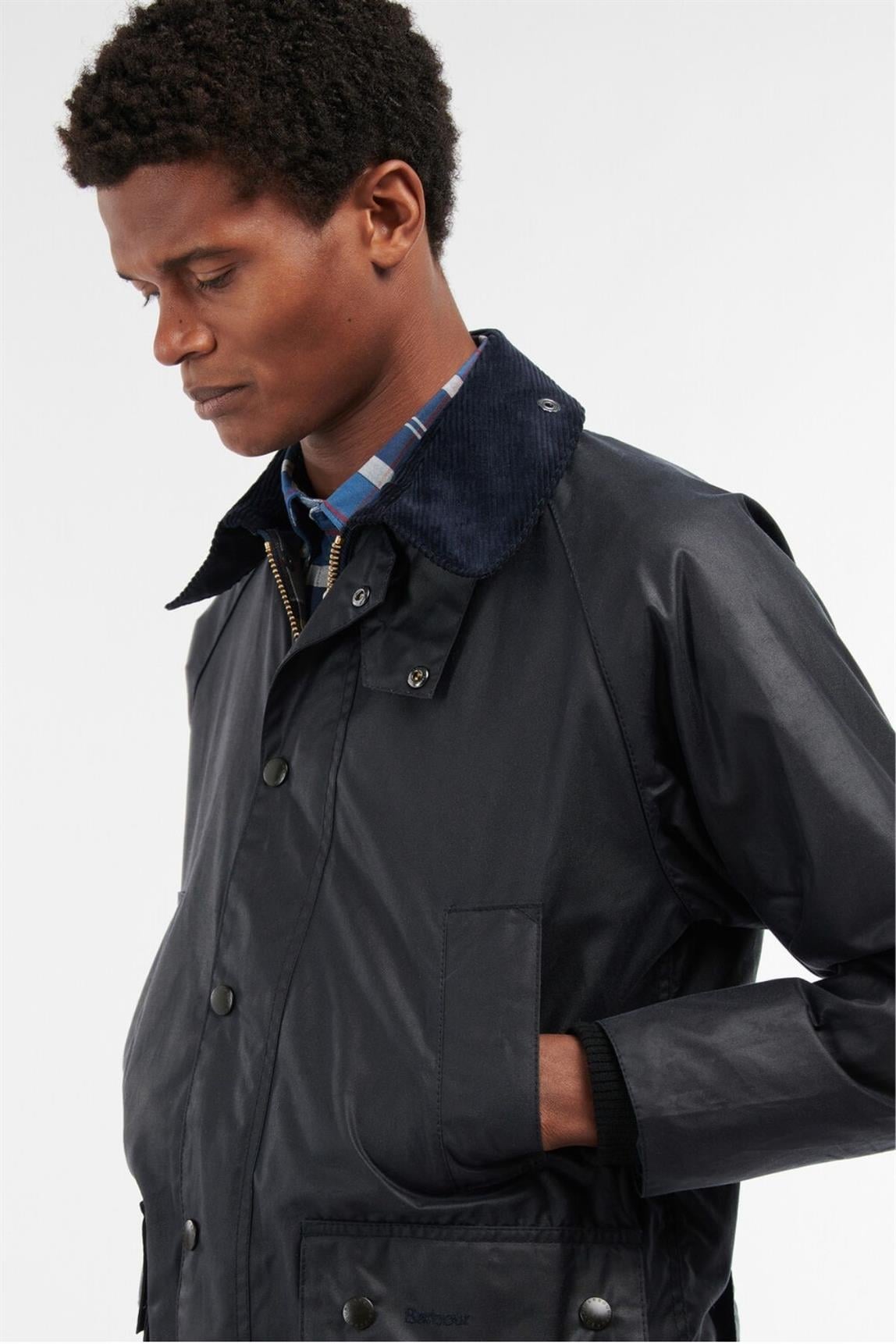 Barbour Bedale Unisex Yağlı Ceket NY91 Navy