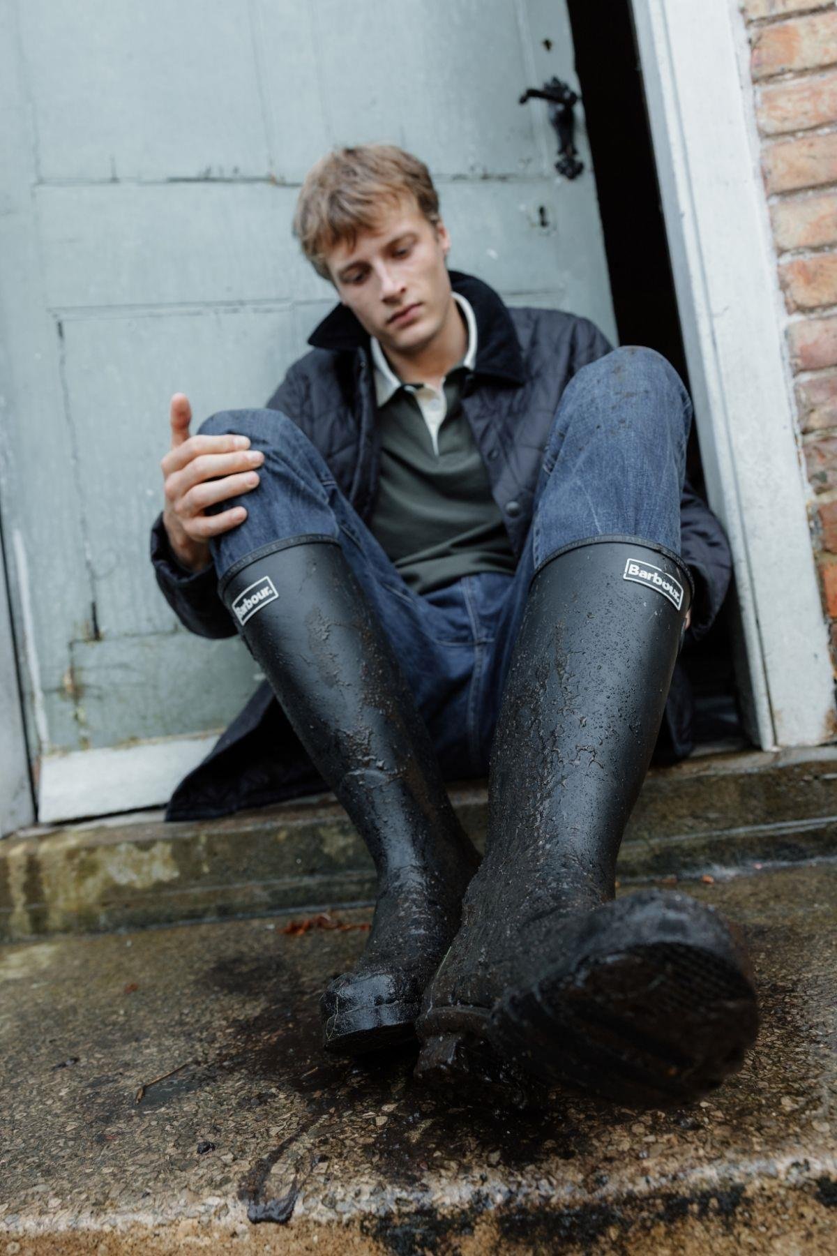 Barbour Bede Wellington Bot BK31 Black