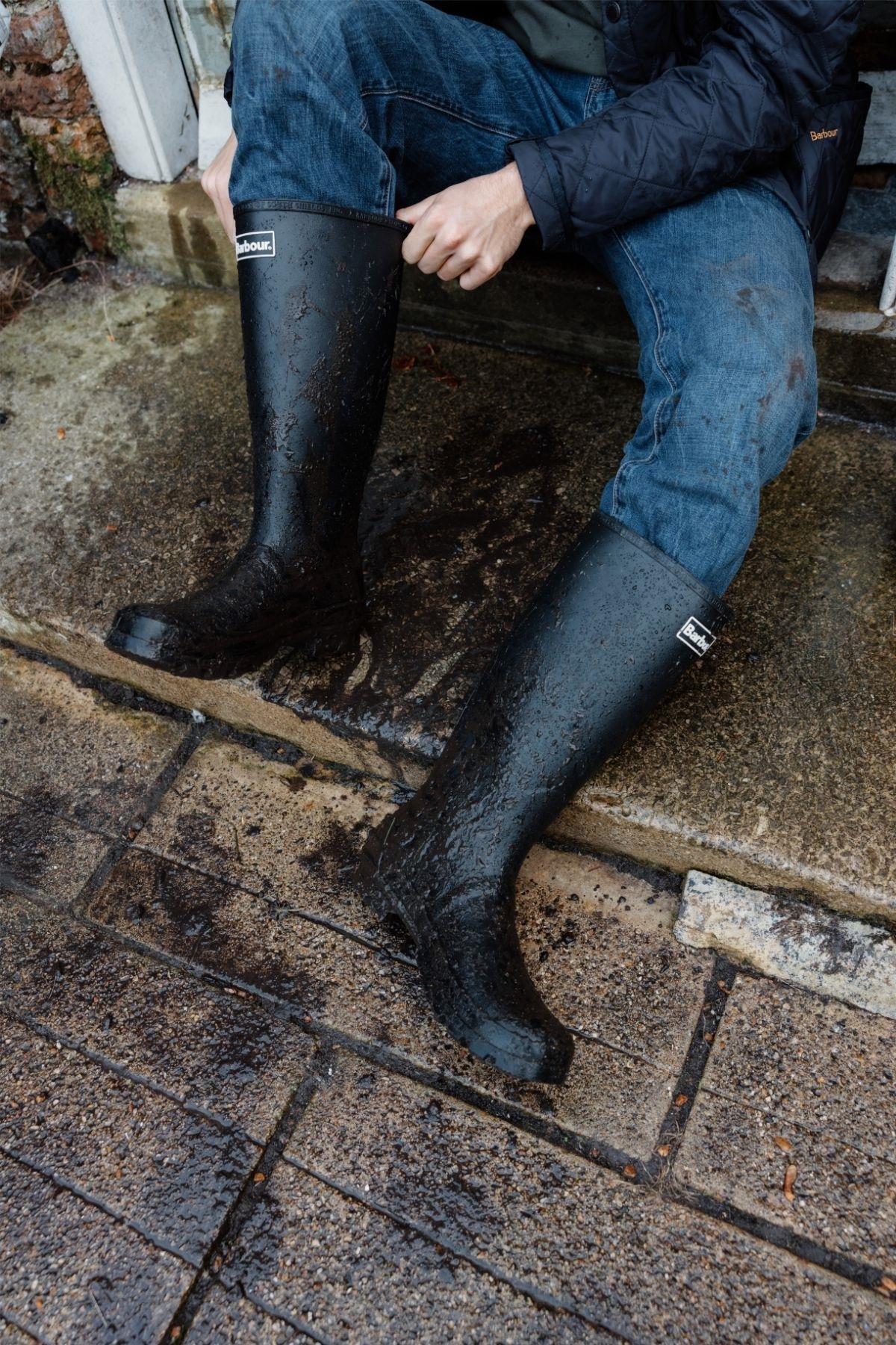 Barbour Bede Wellington Bot BK31 Black