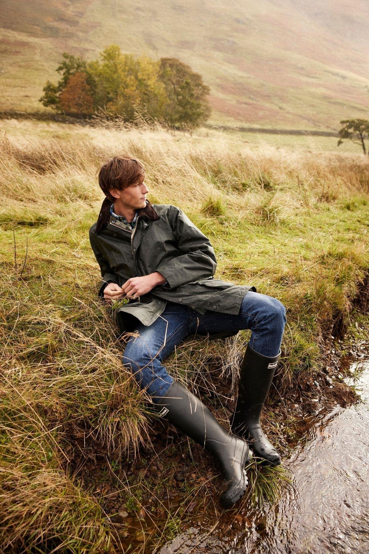 Barbour Bede Wellington Bot BK31 Black