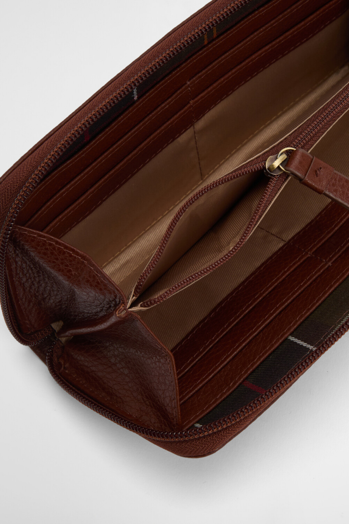 Barbour Birch Leather Matinee Cüzdan BR11 Brown