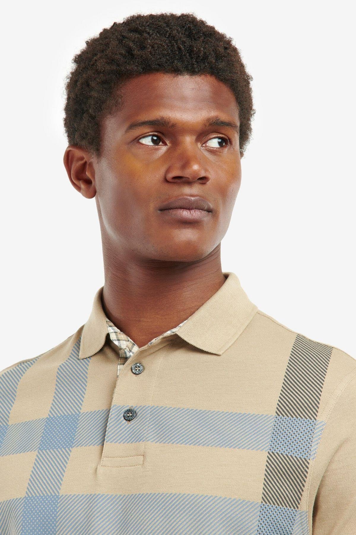 Barbour Blaine Polo Yaka ST17 Washed Stone