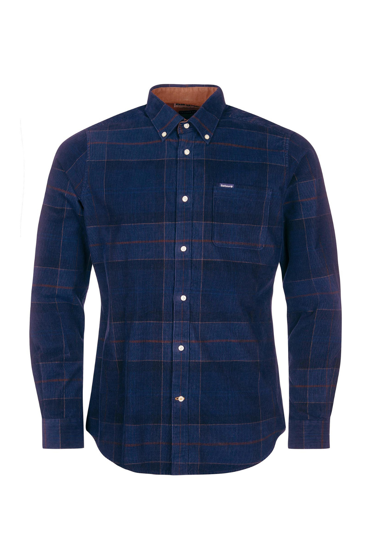 Barbour Blair Tailored Tartan Cord Gömlek TN54 Midnight Tartan