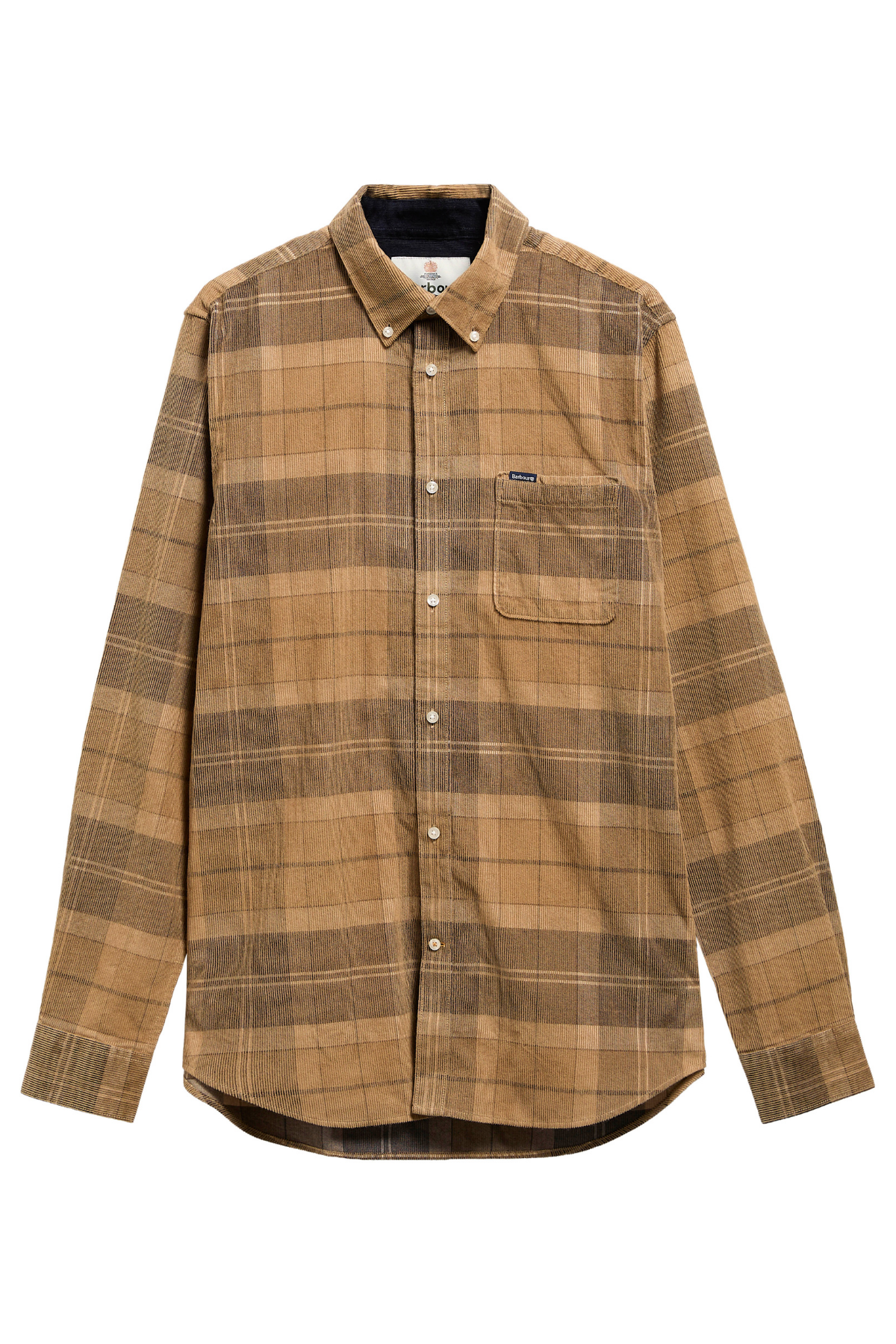Barbour Blair Tailored Tartan Cord Gömlek TN39 Birchwood Dress Tartan