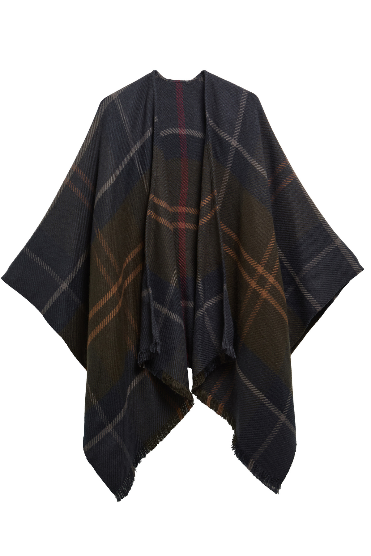 Barbour Blair Tartan Panço Şal TN43 Shadow Classic Tartan