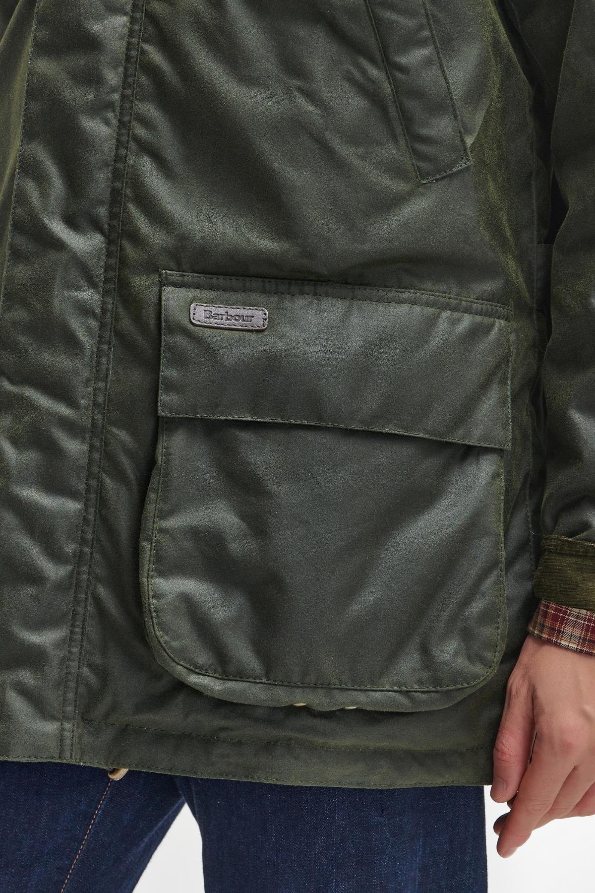 Barbour Bleaberry Yağlı Ceket OL52 Fern