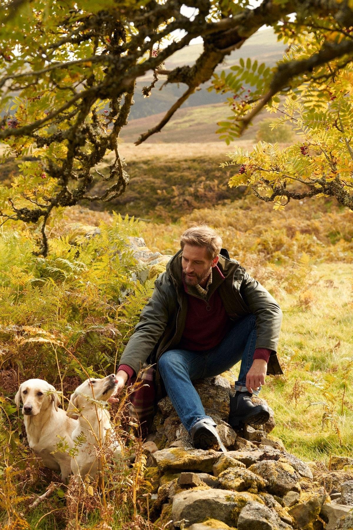 Barbour Bleaberry Yağlı Ceket OL52 Fern