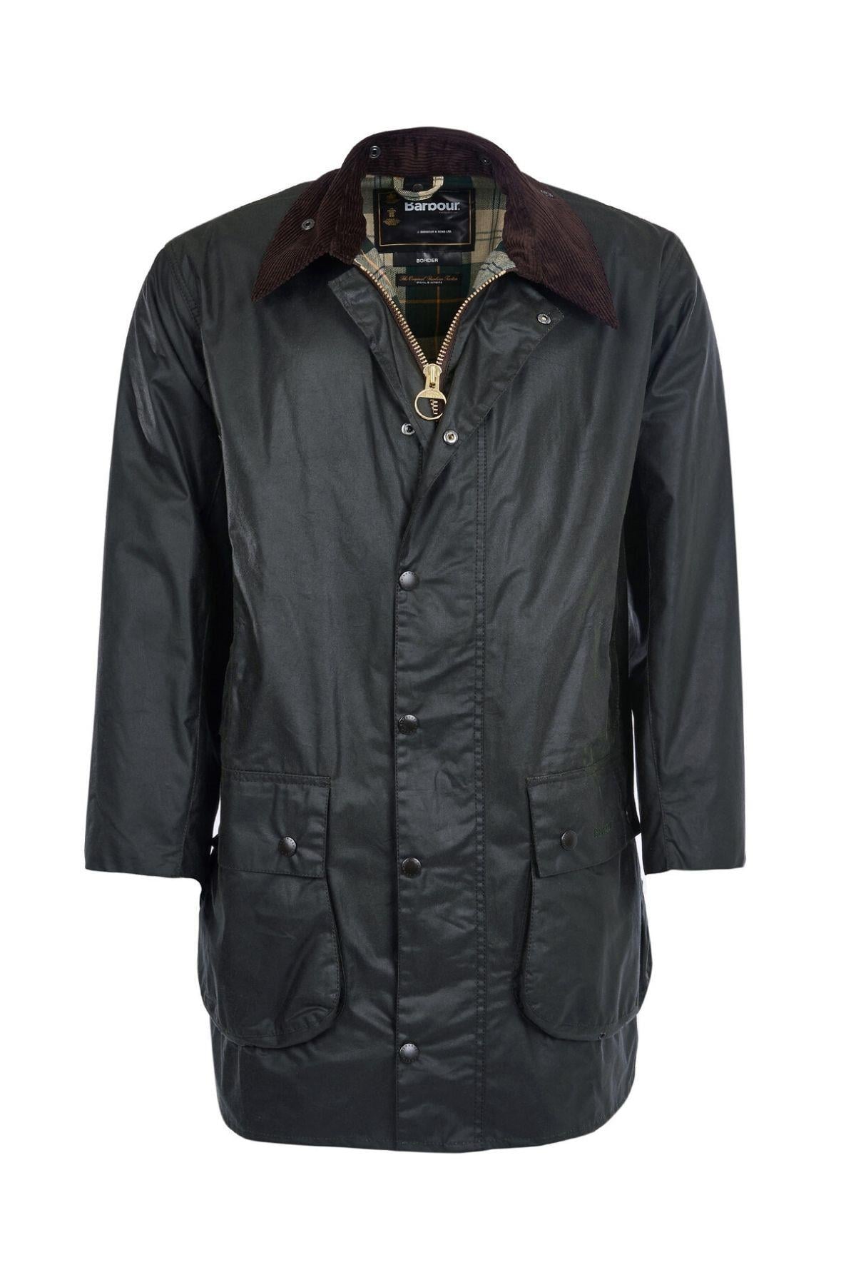 Barbour Border Yağlı Ceket SG91 Sage