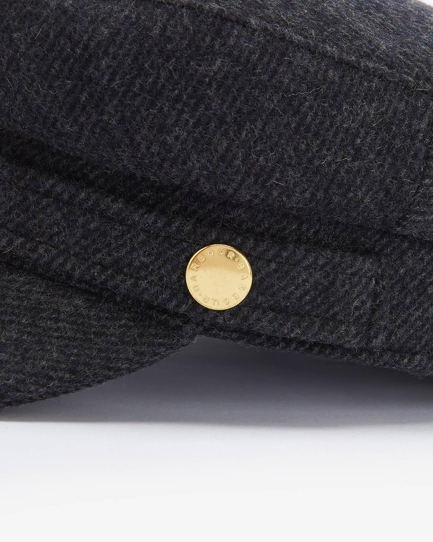 Barbour Bothal Bakerboy Şapka CH91 Charcoal