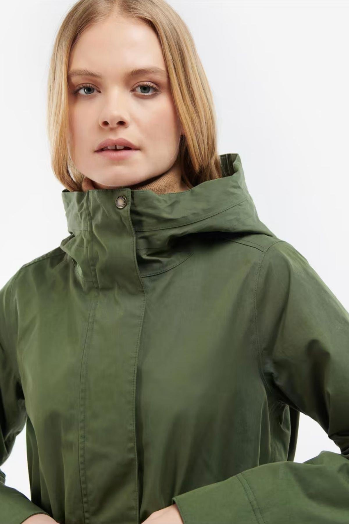 Barbour Bowlees Waterproff Ceket GN71 Moss Stone/Ancient