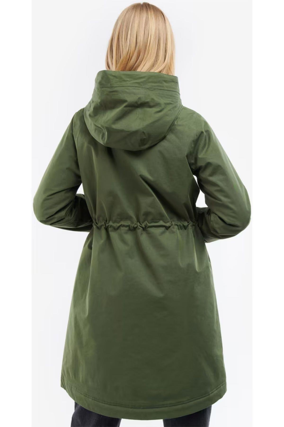 Barbour Bowlees Waterproff Ceket GN71 Moss Stone/Ancient