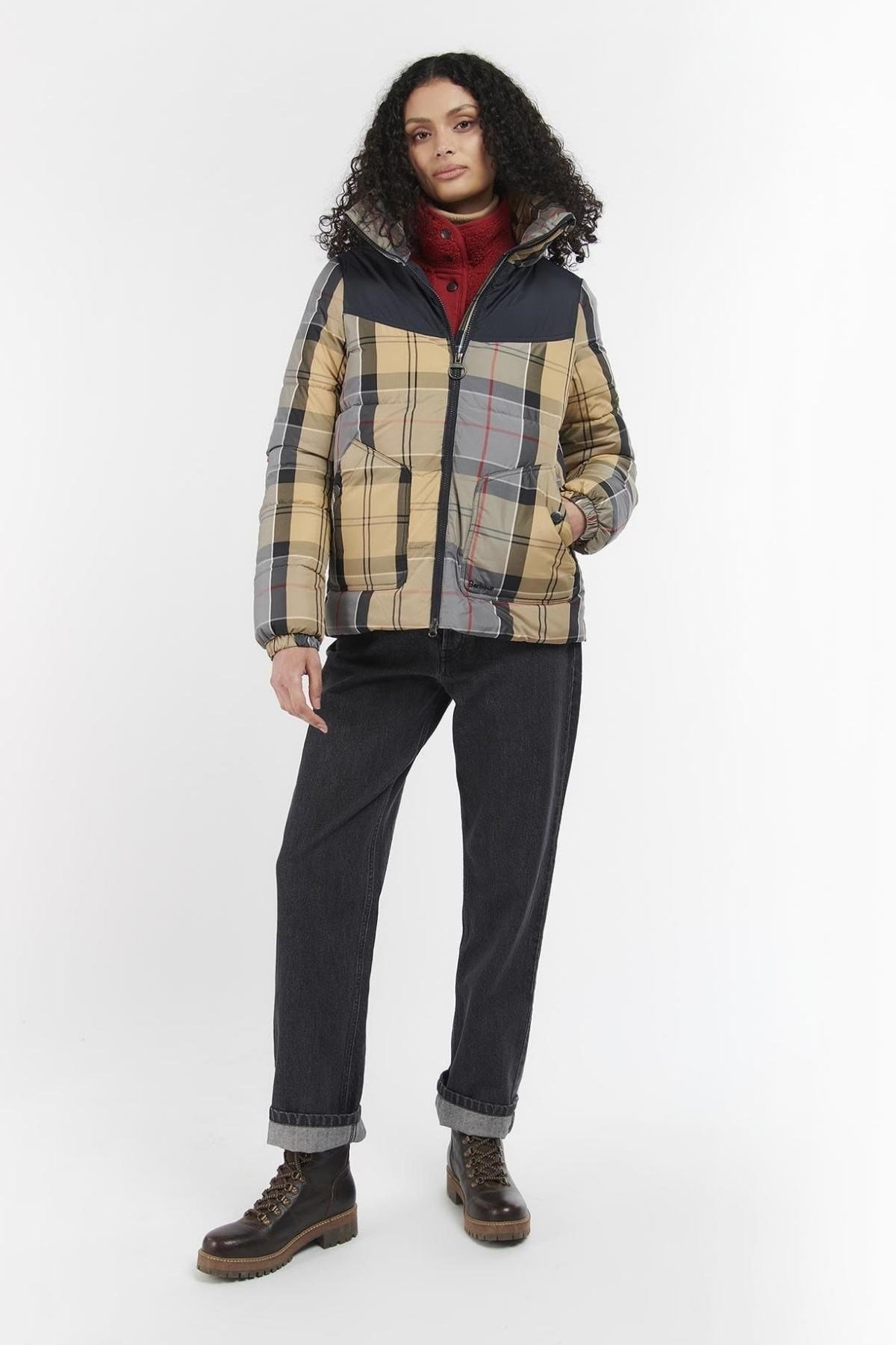 Barbour Bowsden Kapitone Ceket TN32 Dress/Dk Navy