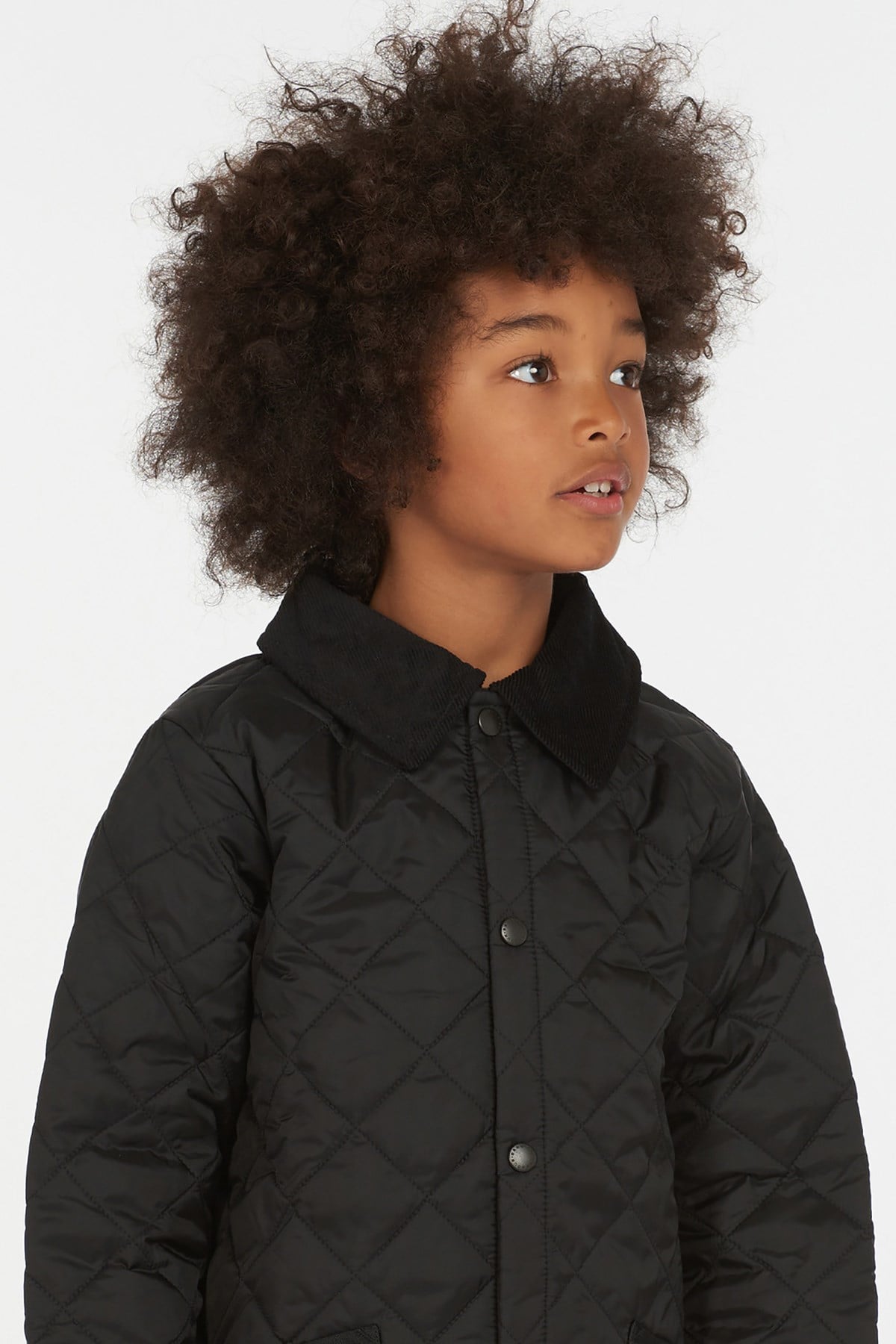 Barbour Boys Liddesdale Quilt Jacket BK92 Black