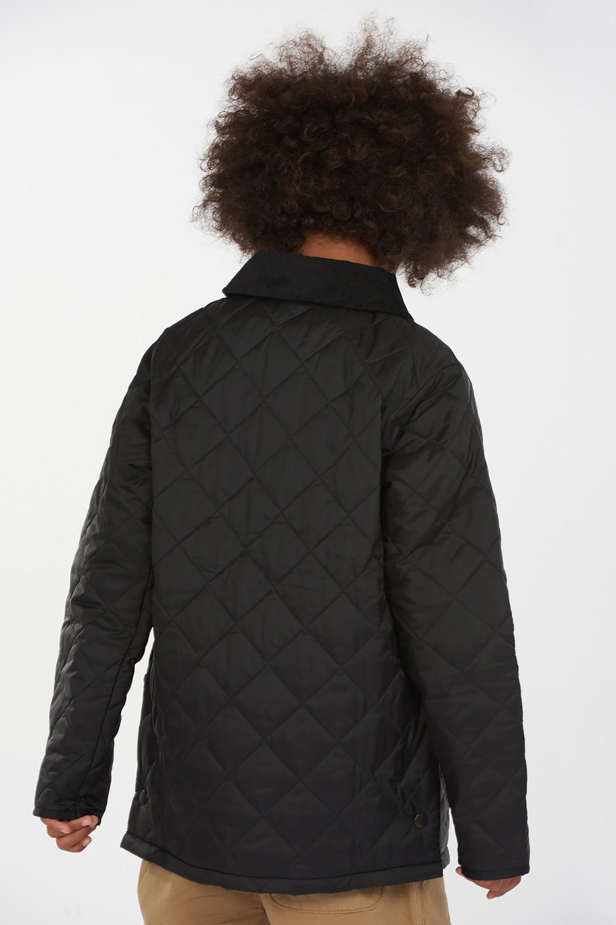 Barbour Boys Liddesdale Quilt Jacket BK92 Black