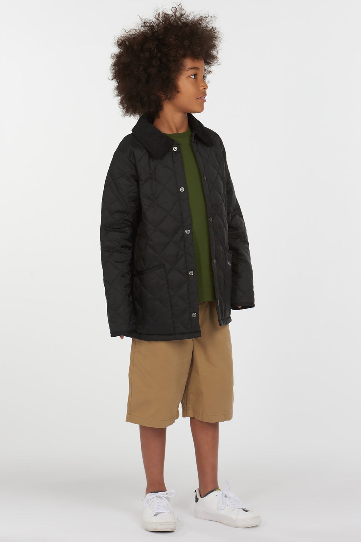 Barbour Boys Liddesdale Quilt Jacket BK92 Black