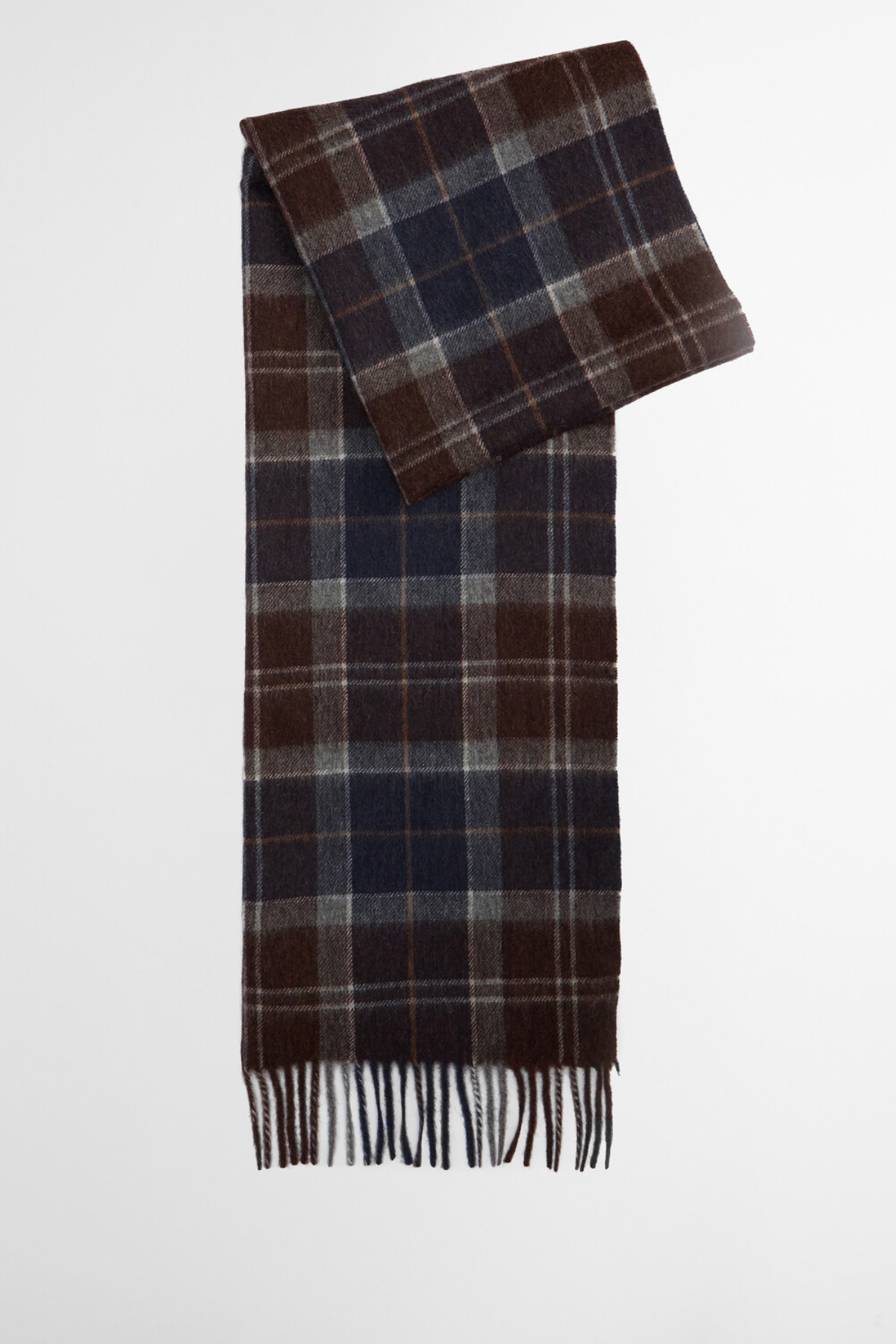 Barbour Braden Tartan Atkı TN38 Midnight Oak Tartan