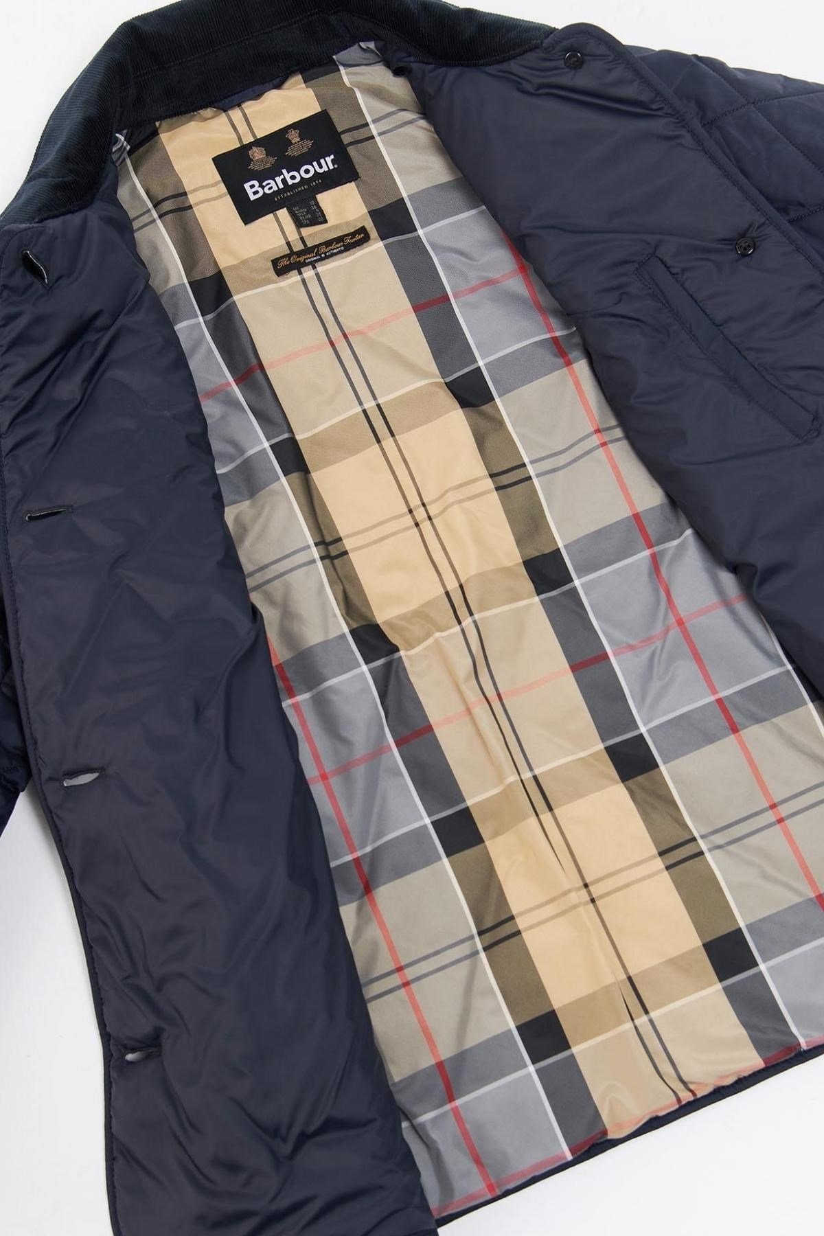Barbour Bragar Kapitone Ceket NY92 Dk Navy/Dress