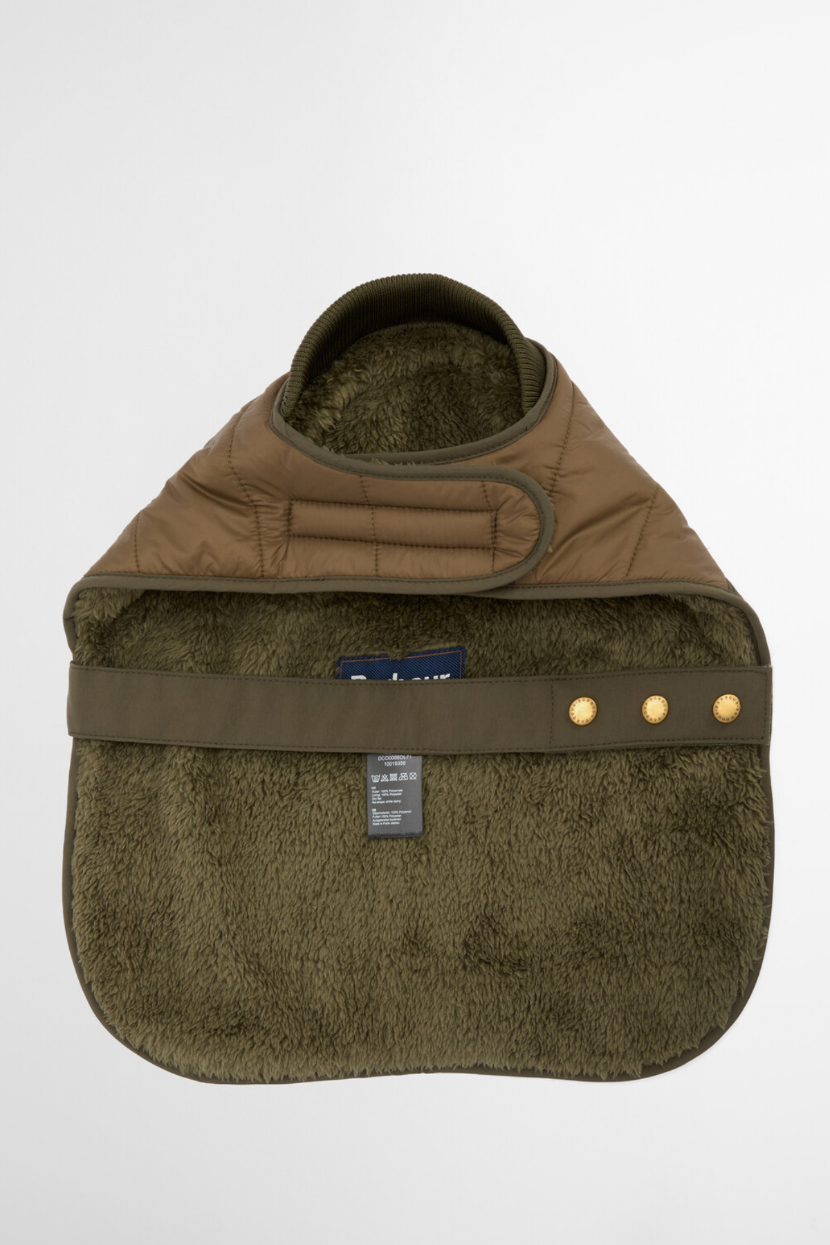 Barbour Brampton Kapitone Köpek Montu OL71 Olive/Khaki