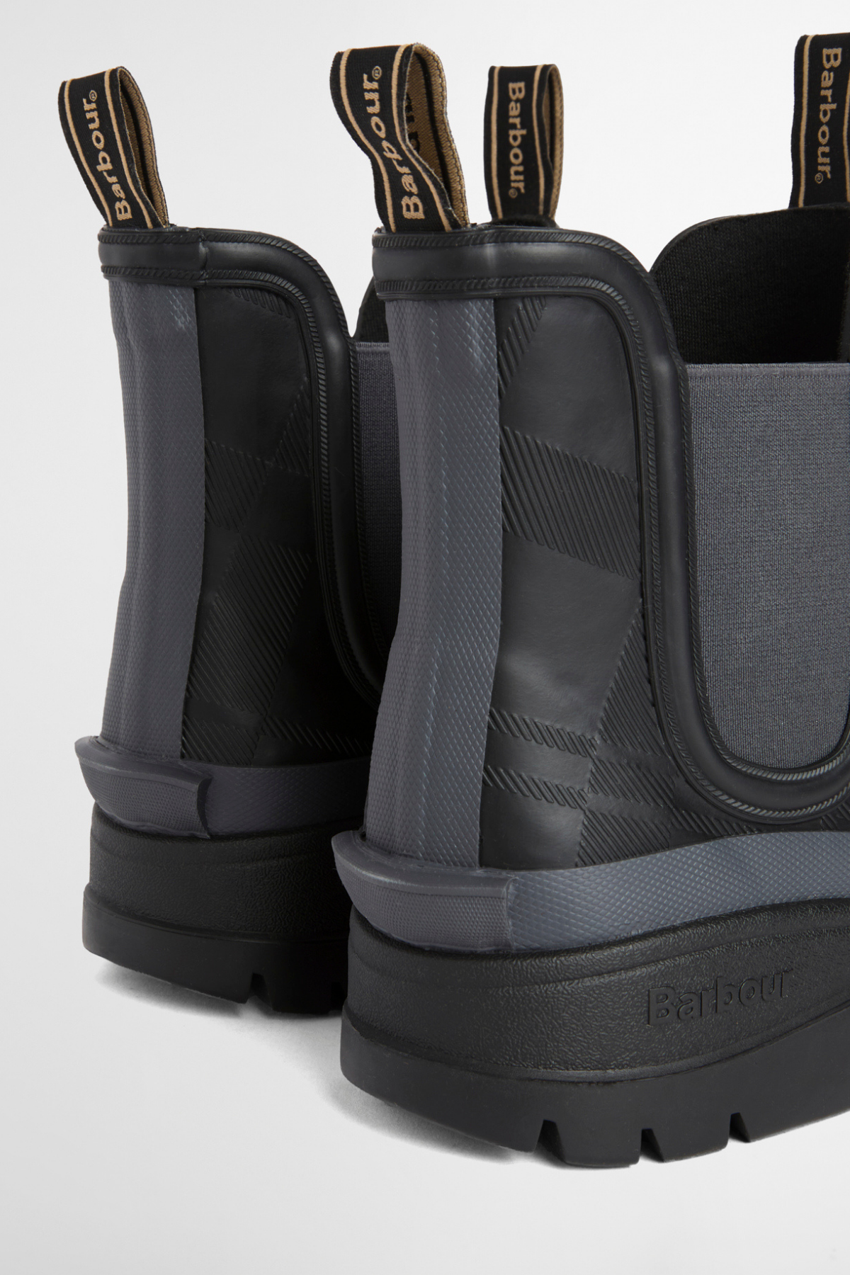 Barbour Breacon Welly BK32 Black/Dark Grey