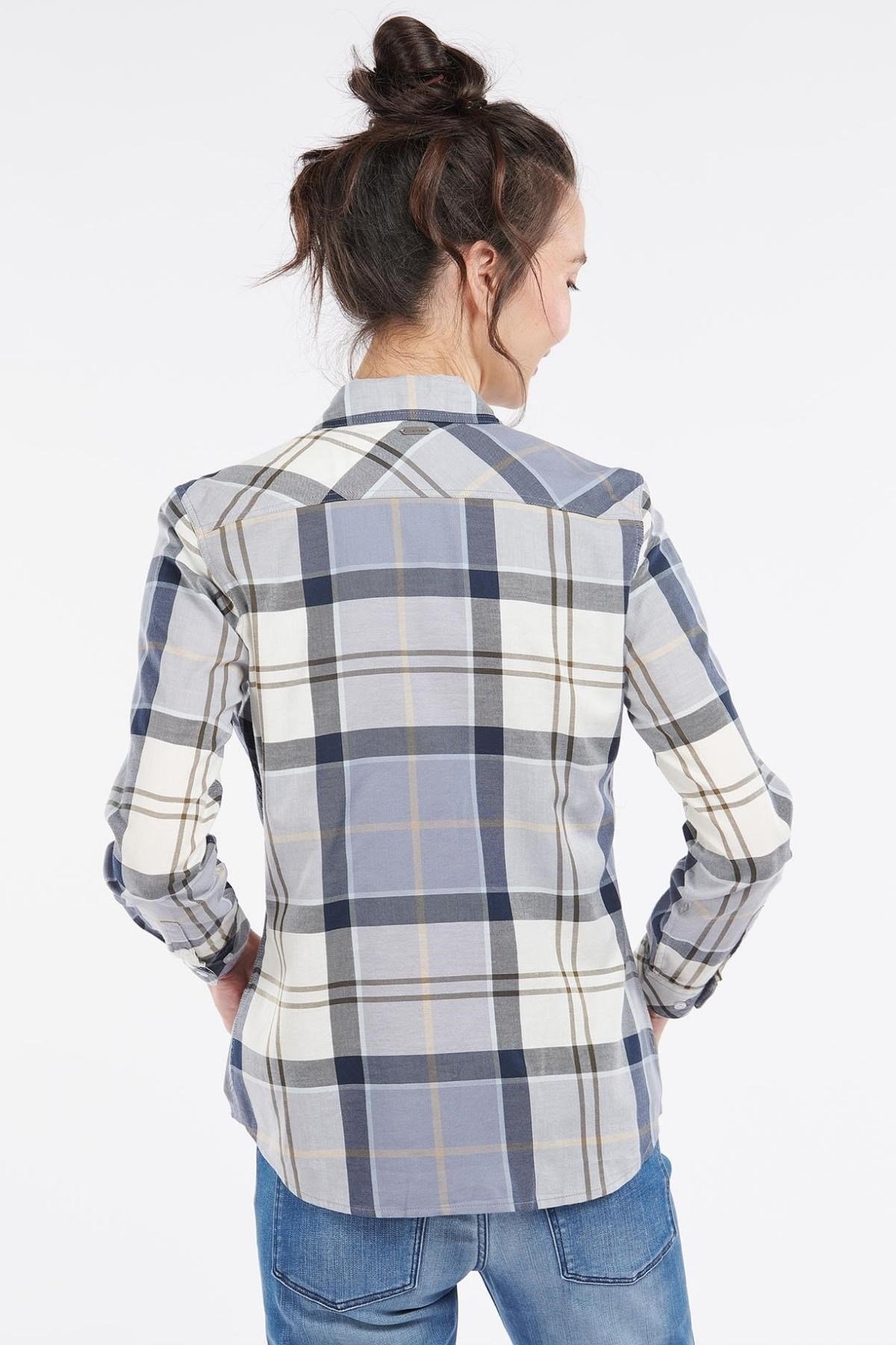 Barbour Bredon Gömlek Blue Whisper Tartan