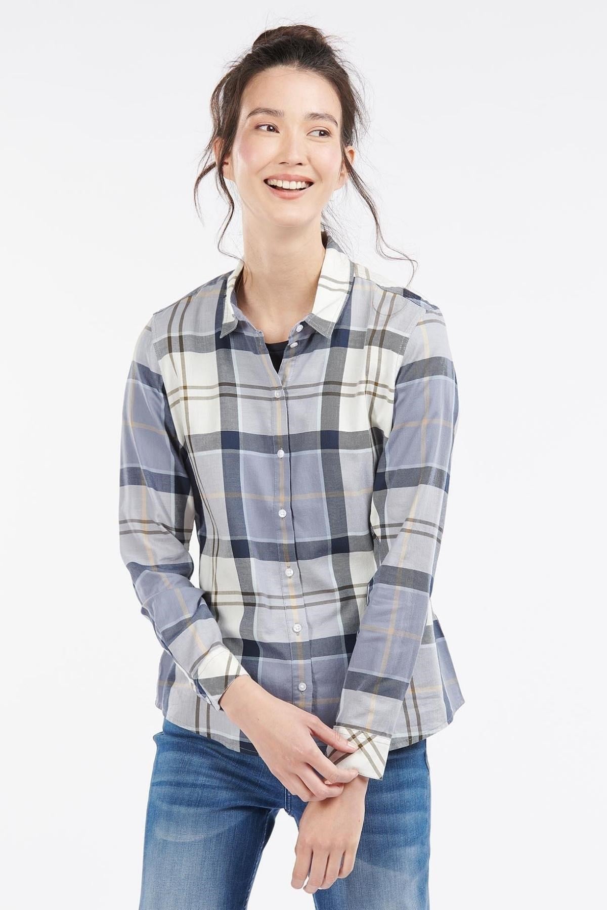 Barbour Bredon Gömlek Blue Whisper Tartan