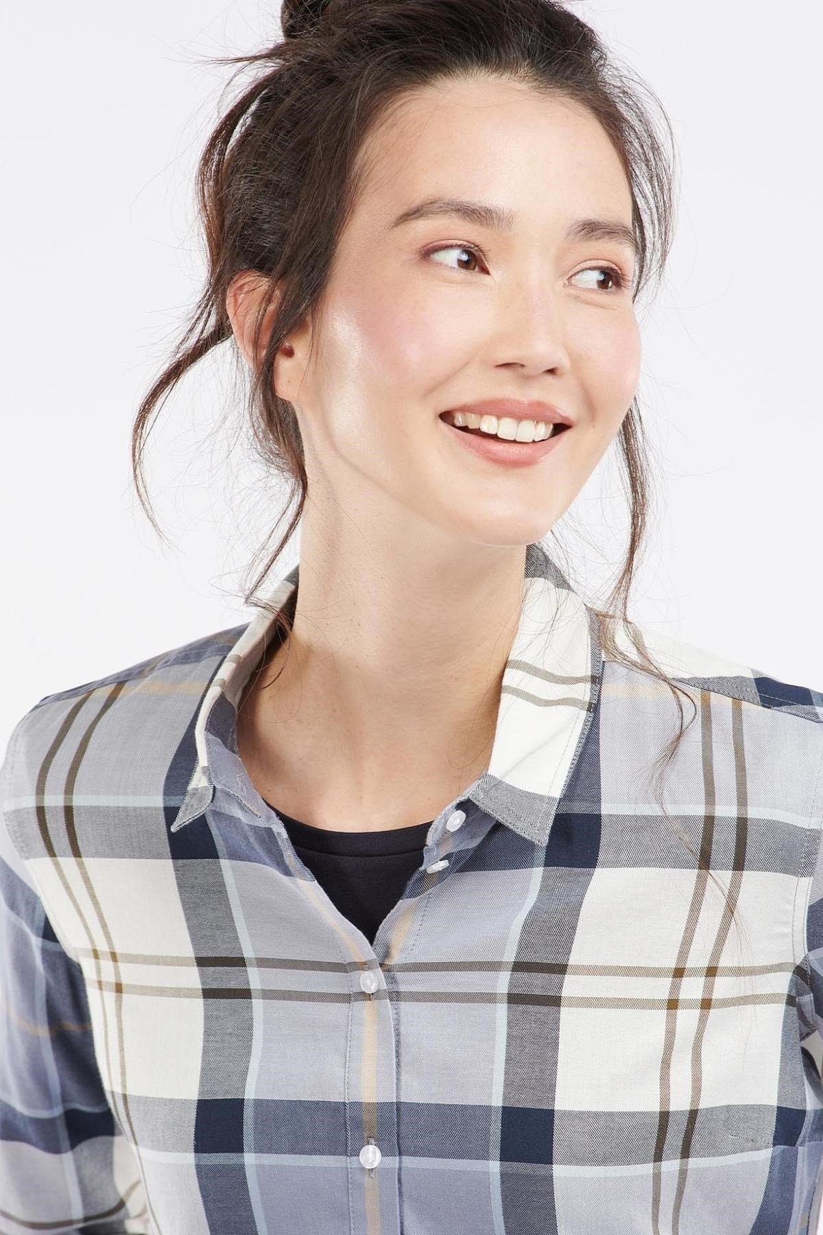 Barbour Bredon Gömlek Blue Whisper Tartan