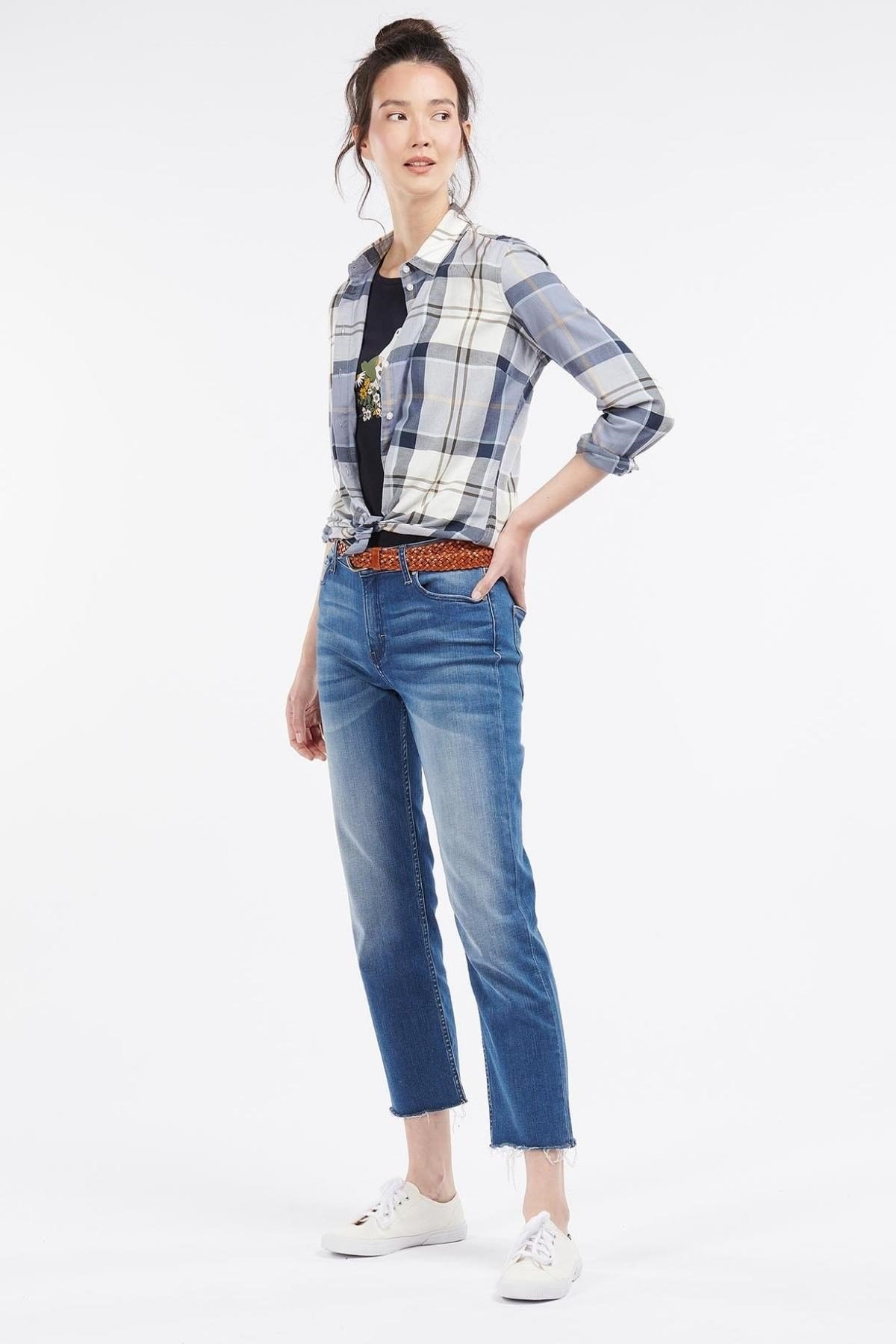 Barbour Bredon Gömlek Blue Whisper Tartan