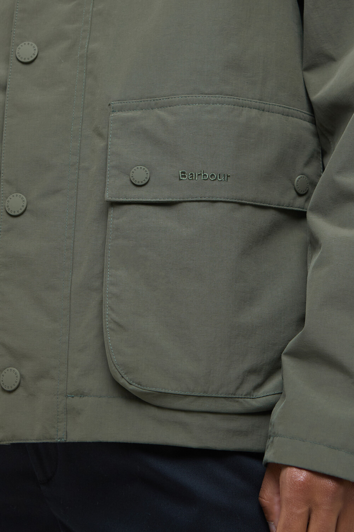 Barbour Broadale Waterproof Ceket OL75 Uniform Green