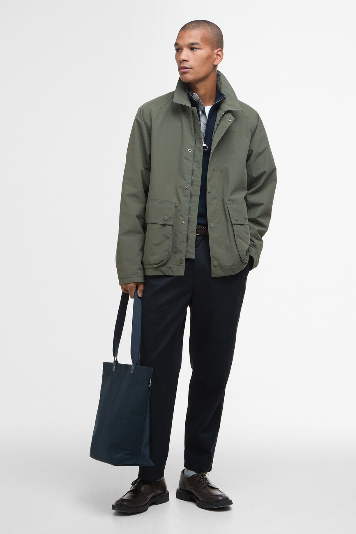 Barbour Broadale Waterproof Ceket OL75 Uniform Green