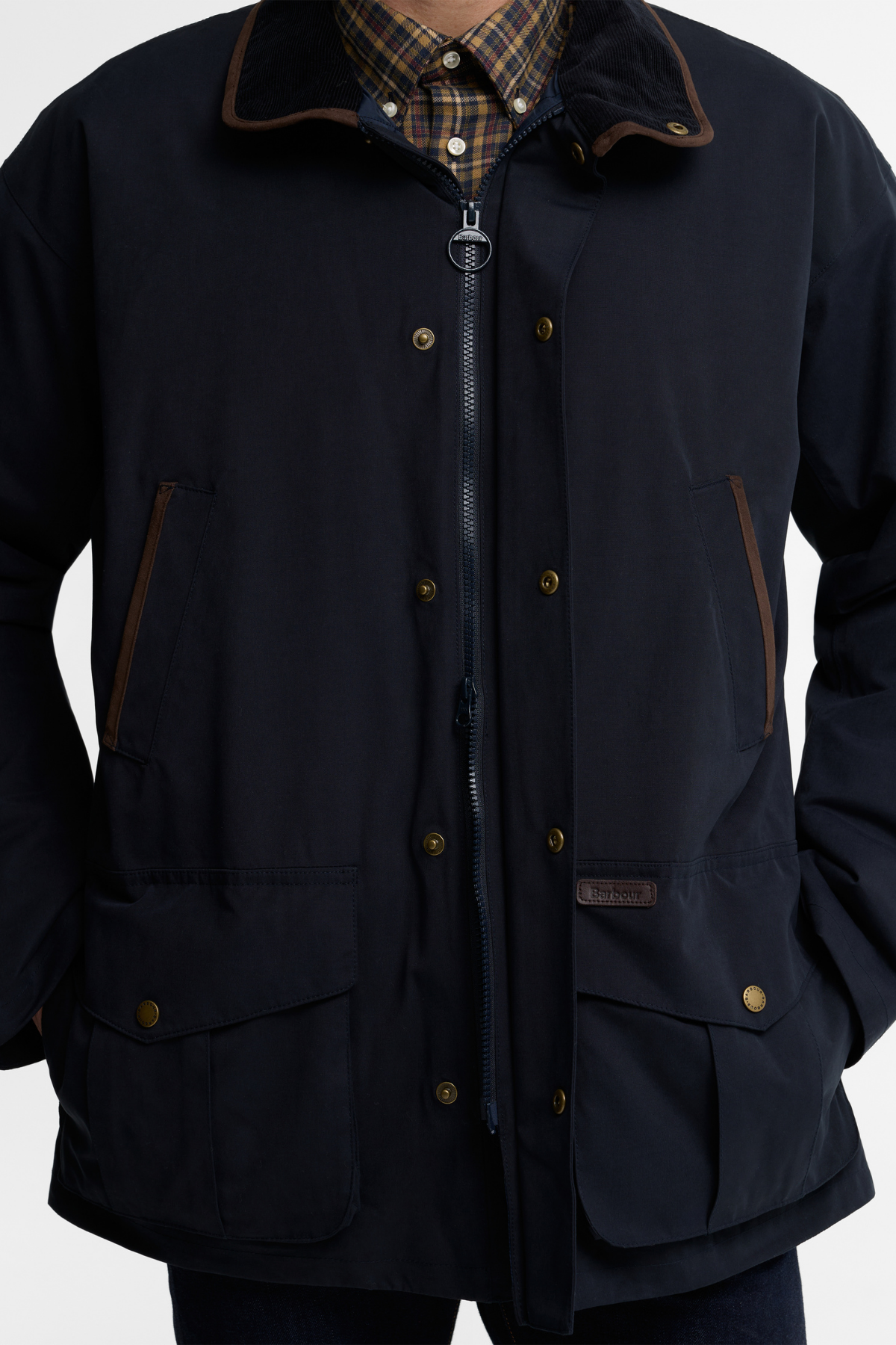 Barbour Bromfield Waterproof Ceket NY71 Dark Navy