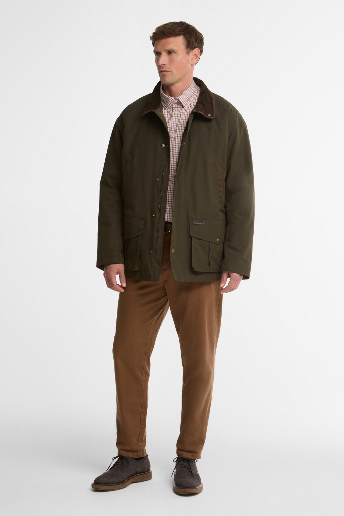 Barbour Bromfield Waterproof Ceket OL71 Dark Olive