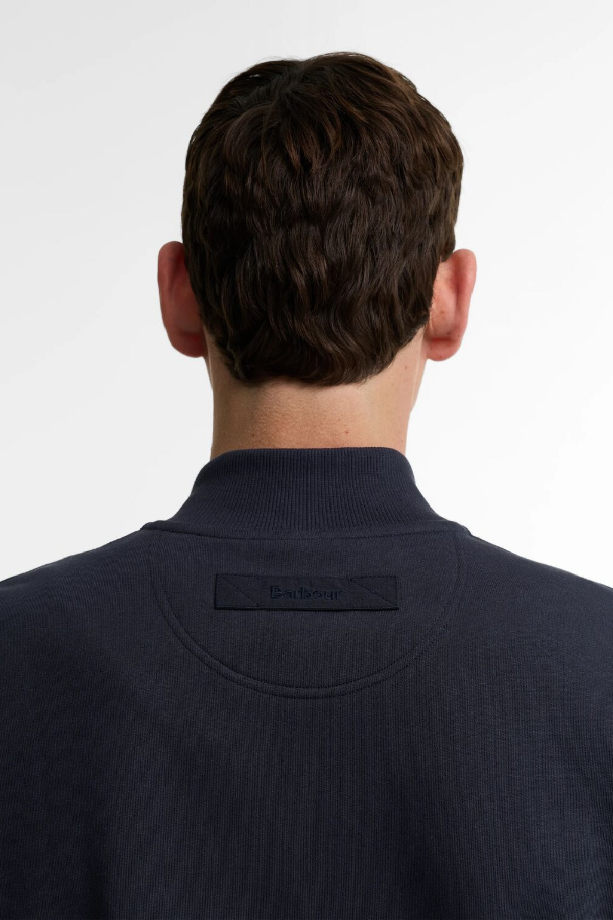 Barbour Caldbeck Full Zip Sweatshirt NY74 Dark Navy