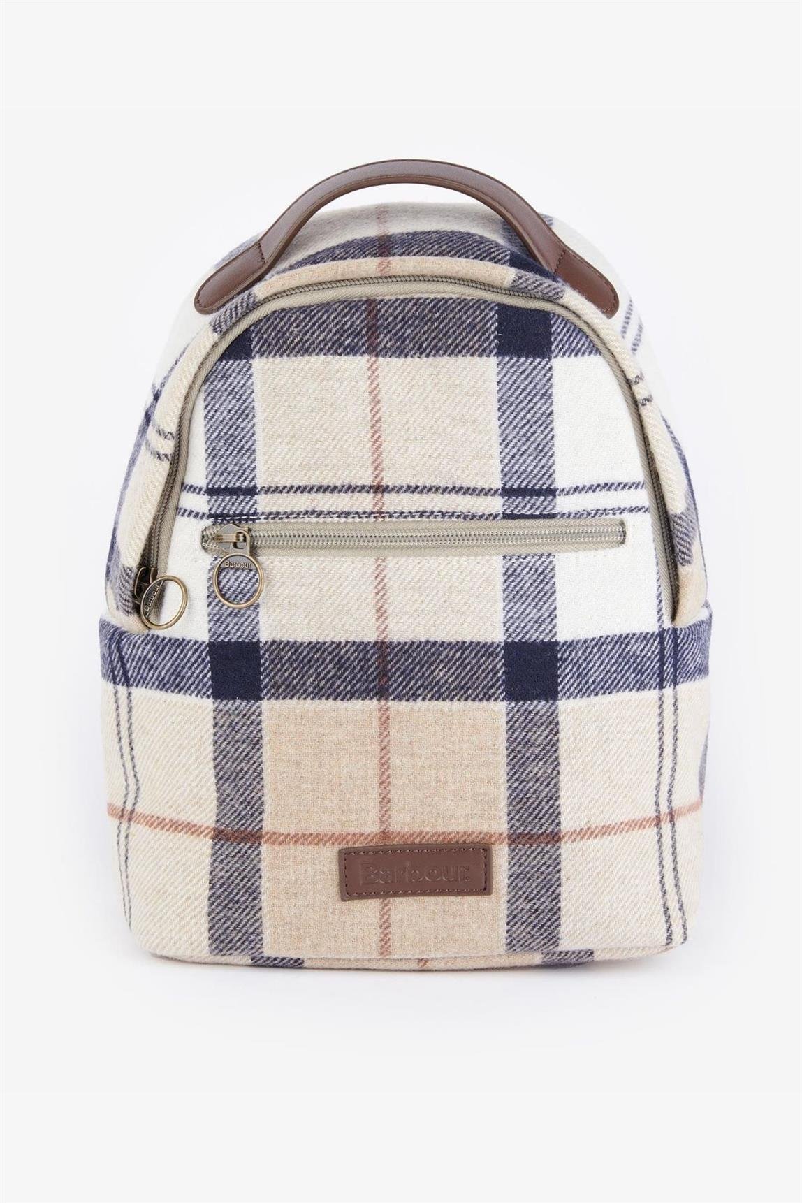 Barbour Caley Tartan Sırt Çantası BE71 Rosewood