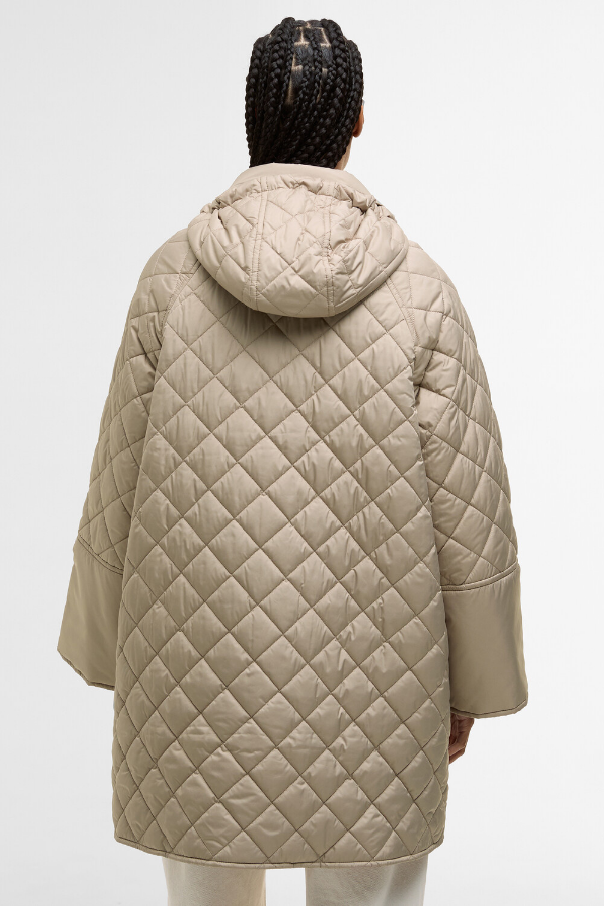 Barbour Cara Kapitone Ceket BE31 Honey/Ancient Poplar