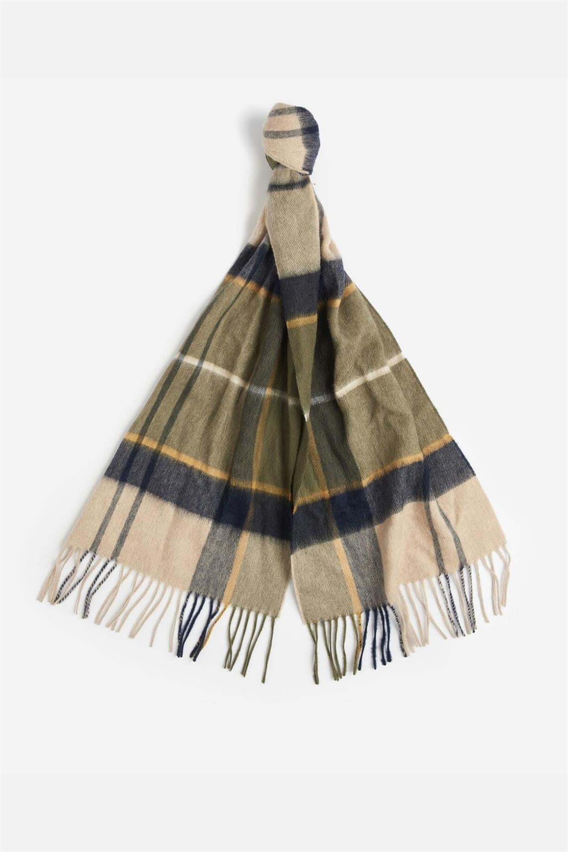 Barbour Carrbridge Tartan Atkı TN16 Forest Mist Tartan