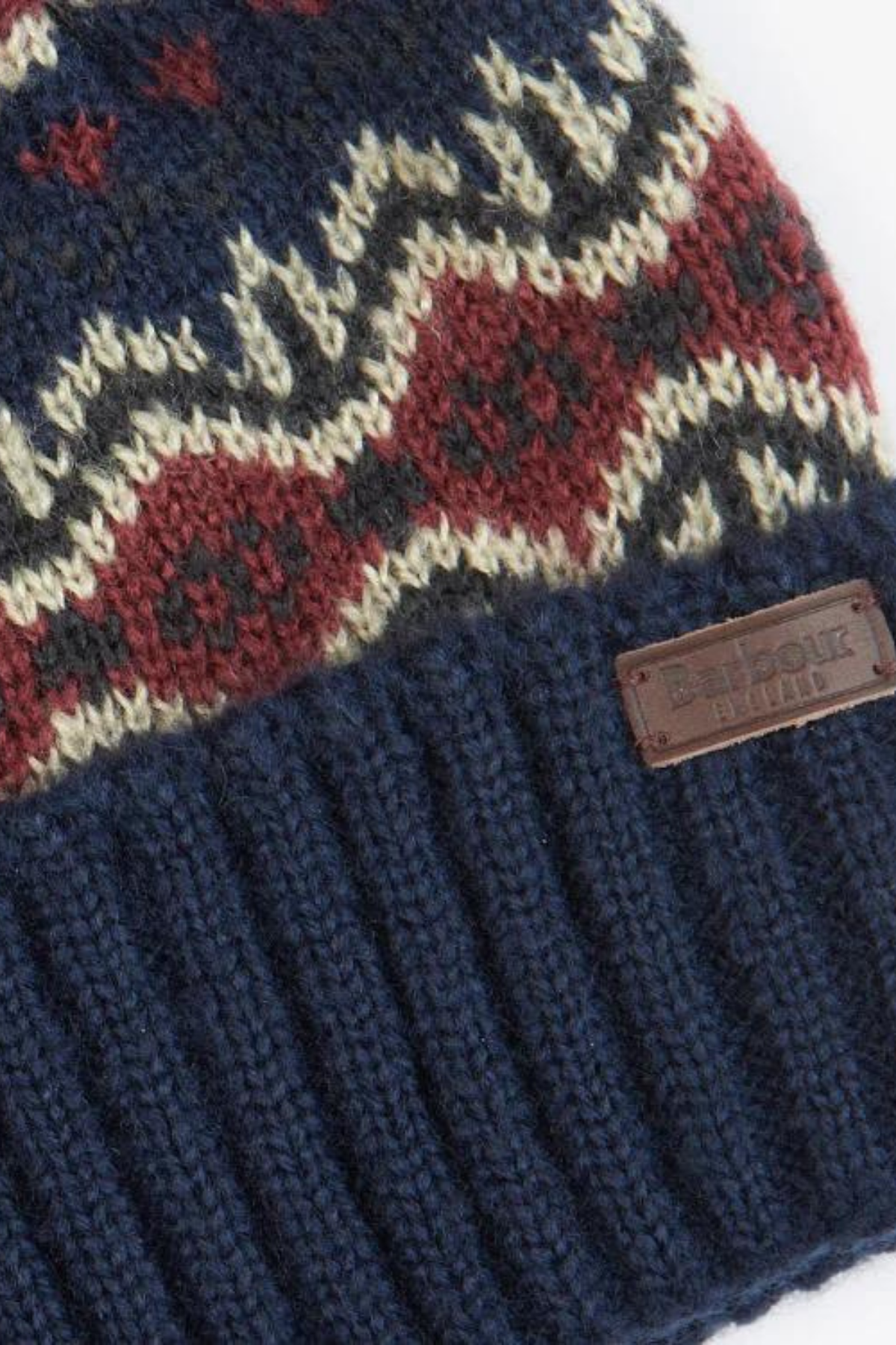 Barbour Case Fair Isle Bere NY91 Navy