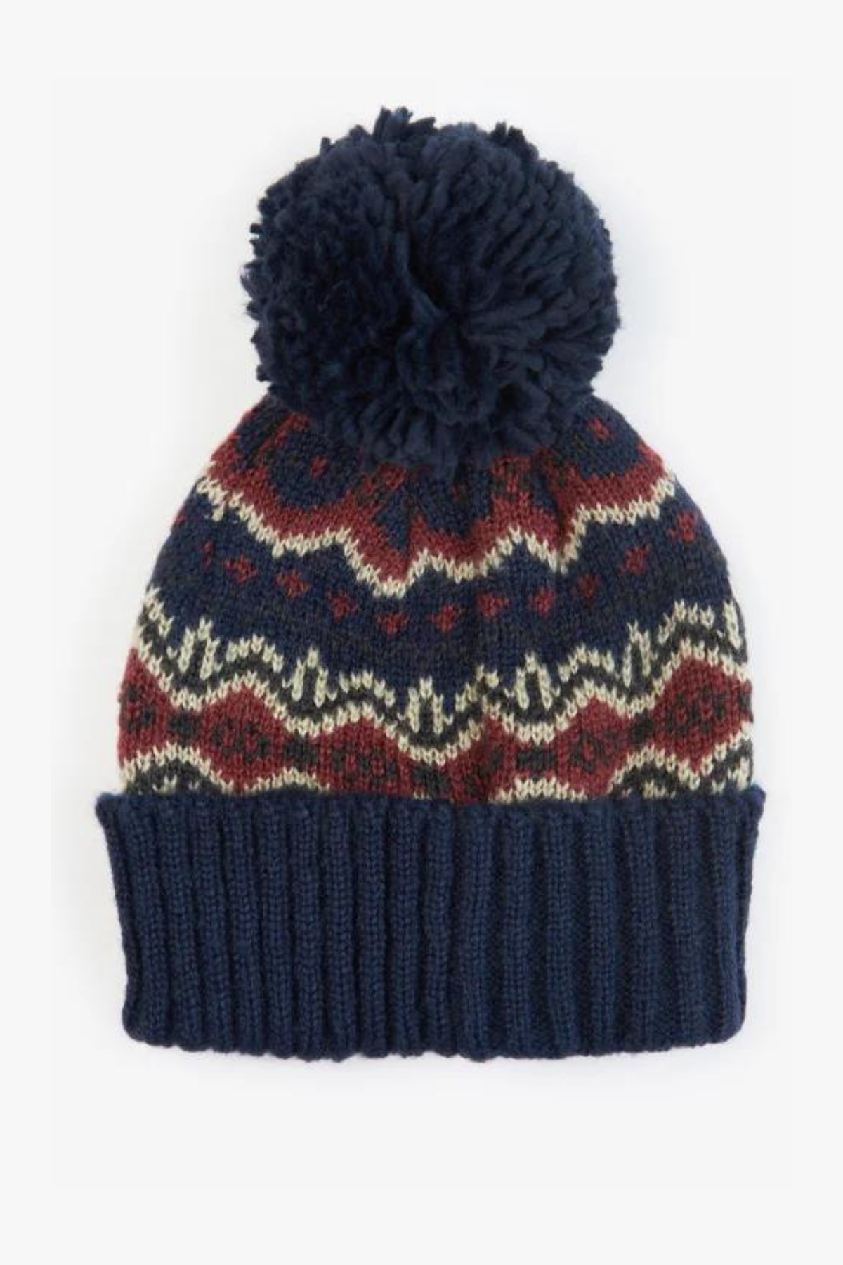 Barbour Case Fair Isle Bere NY91 Navy