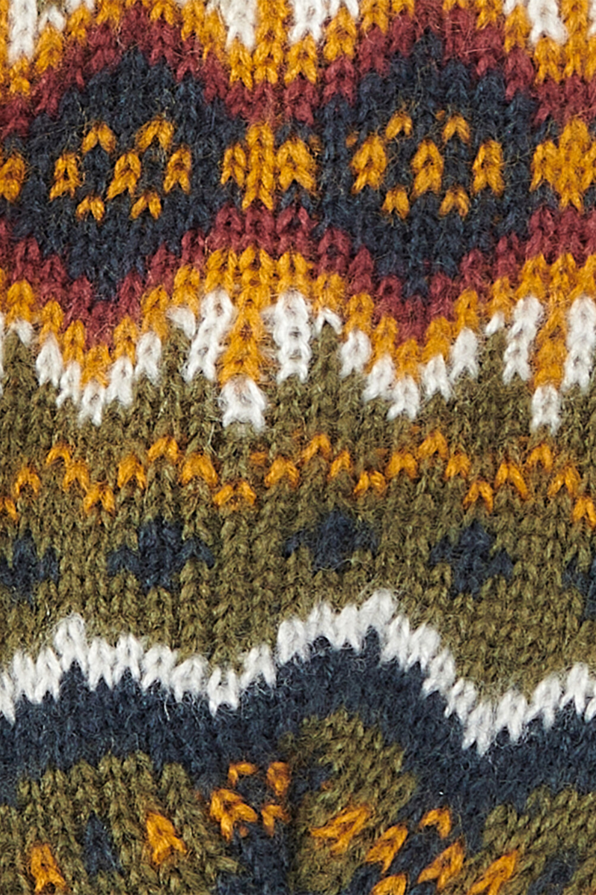 Barbour Case Fair Isle Bere OL11 Olive